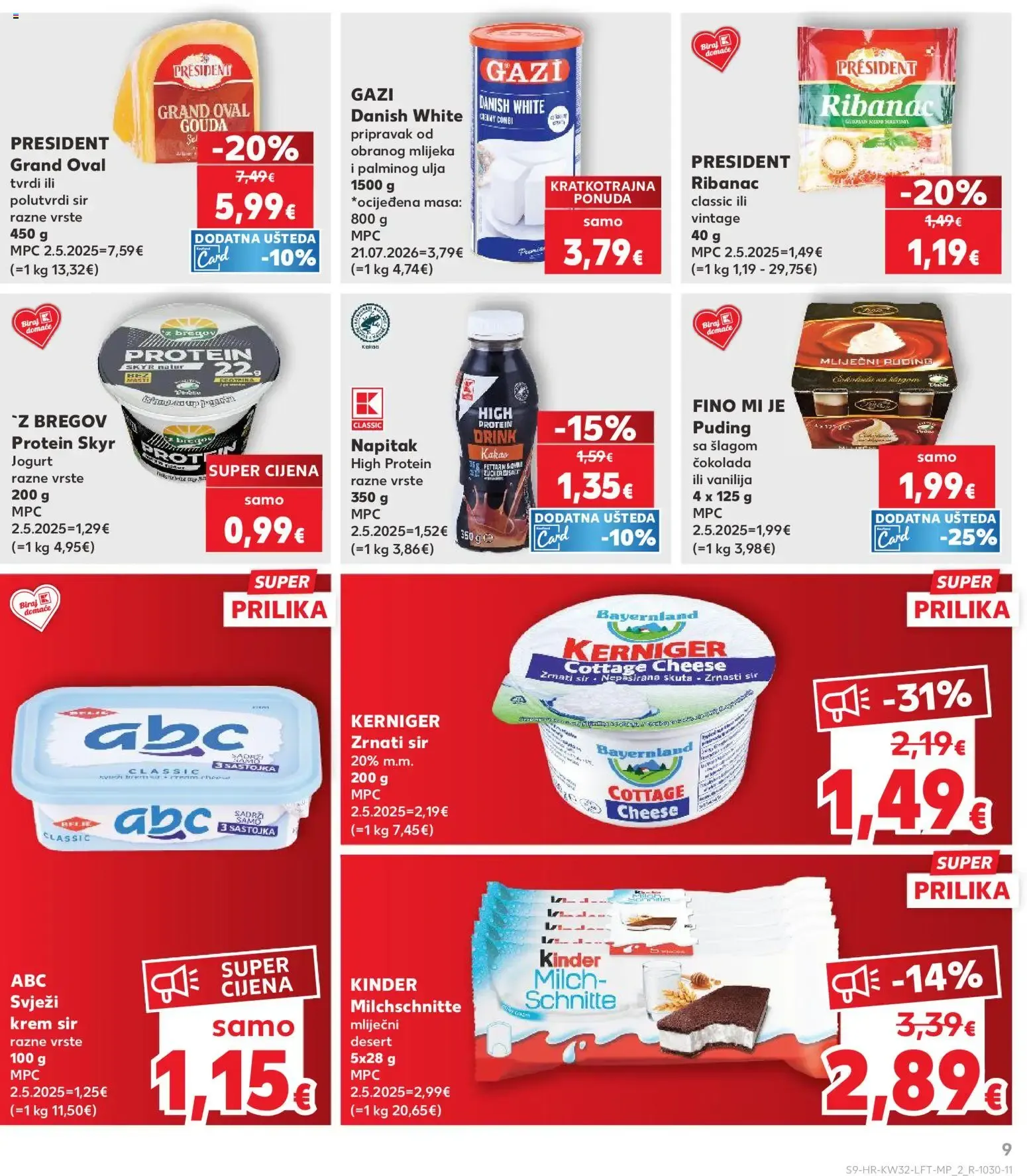 Katalog Kaufland Katalog novi od 06.08.2026 na listanje > letak digitalni od 6. kolovoza do 11. kolovoza 2026. - Pregled Stranica 9