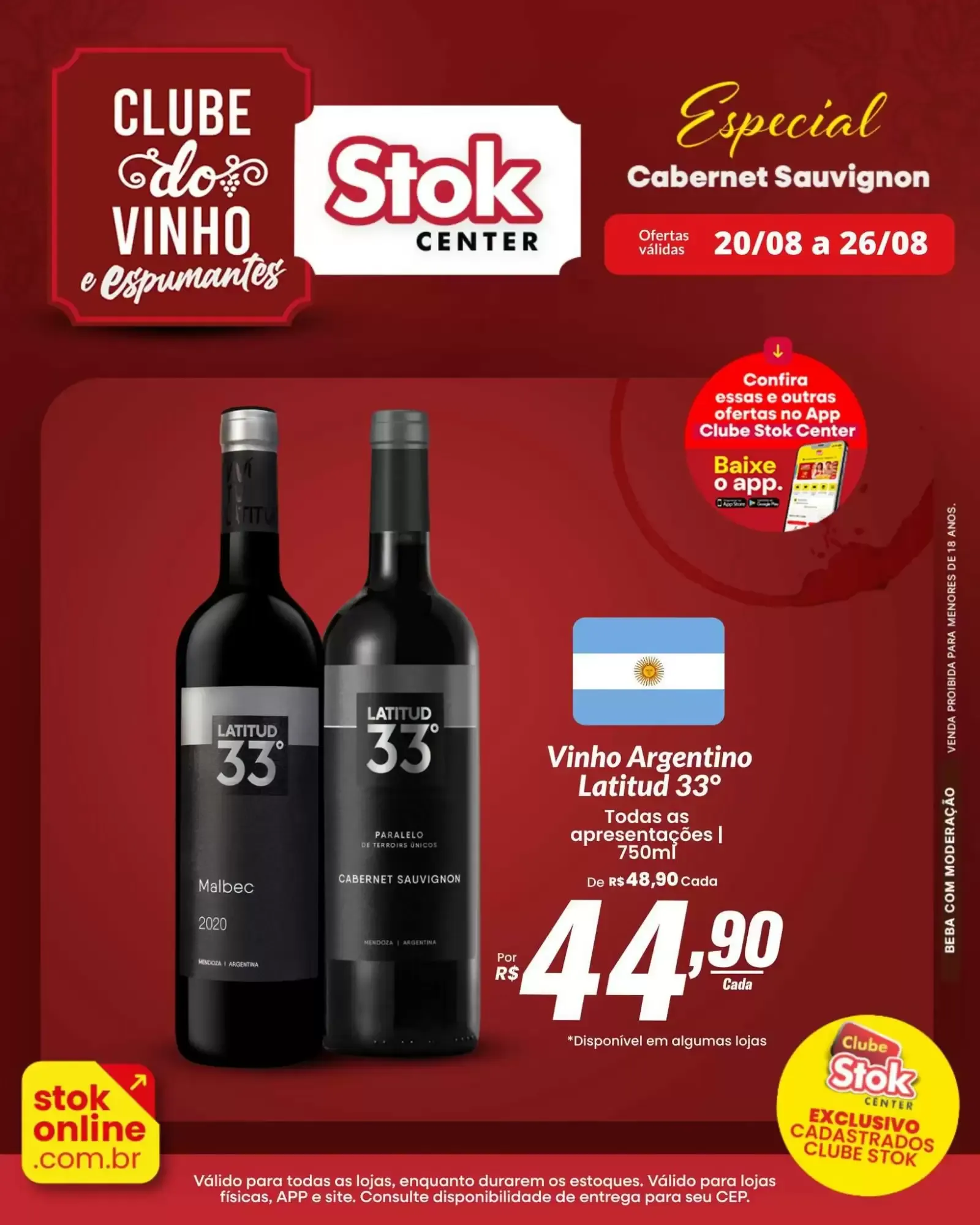 Encarte de Stok Center: Ofertas do Clube do Vinho e Espumantes - Cabernet Sauvignon 20 de agosto até 26 de agosto 2026 - Pagina 3