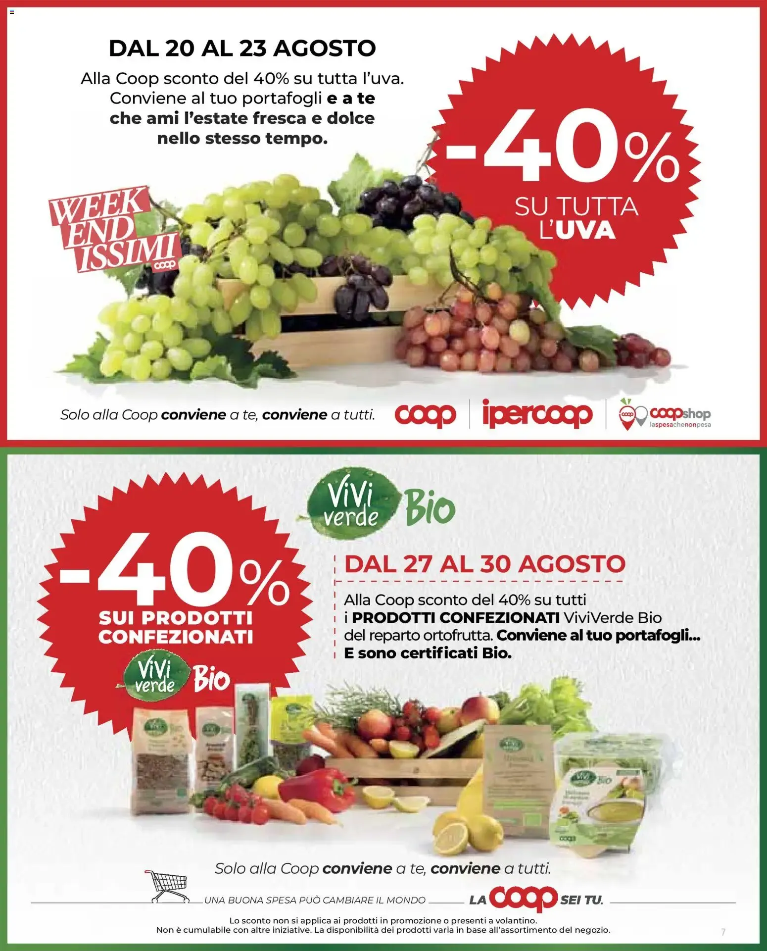 EXTRA OFFERTE - Coop Superstore da 20 agosto a 2 settembre di 2026 - Pagina del volantino 7