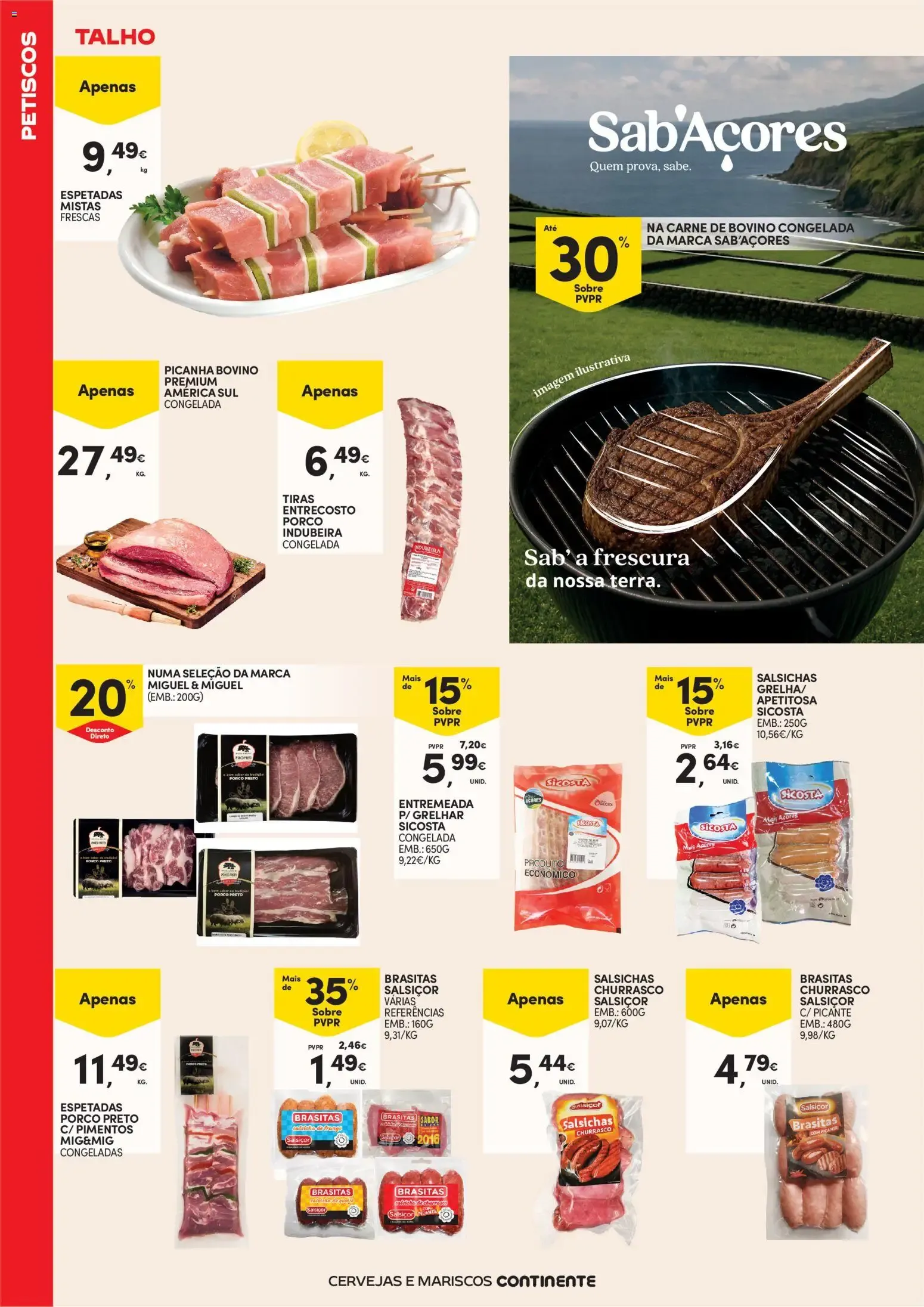 Folheto Continente - Açores Cervejas, Vinhos e Mariscos » de 09/06/2026 - 22/06/2026 de 9 de junho até 22 de junho 2026 - Pagina 12