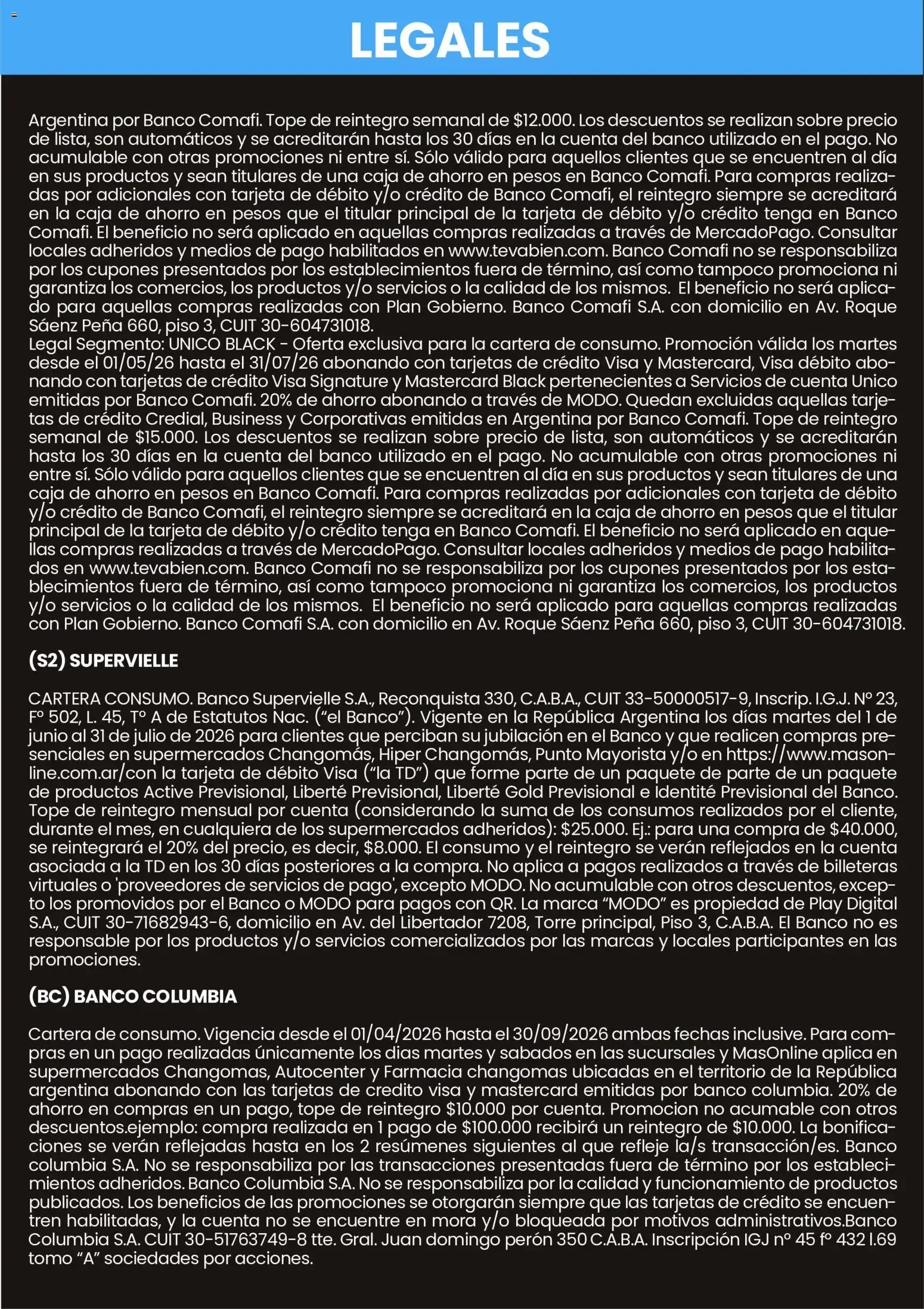 Ofertas de Changomas - Financiacion Junio || del 01/06/2026 - 30/06/2026 || Catálogo 1 de junio al 30 de junio 2026 - Página 7 del catálogo