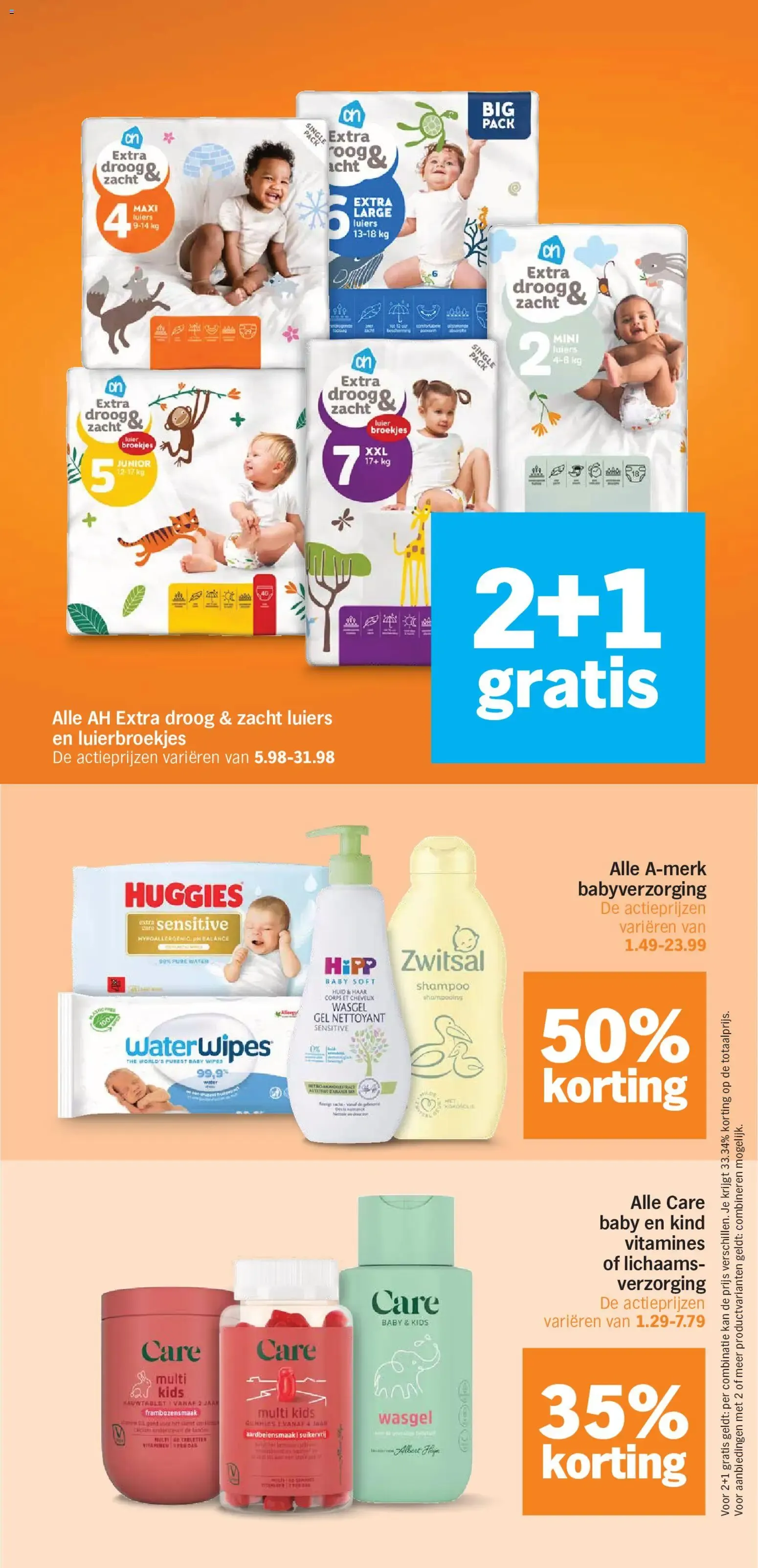 AH Bonus: 1+1 gratis en pasta's y salsas van 26 oktober tot 1 november 2026 - Folder pagina 34