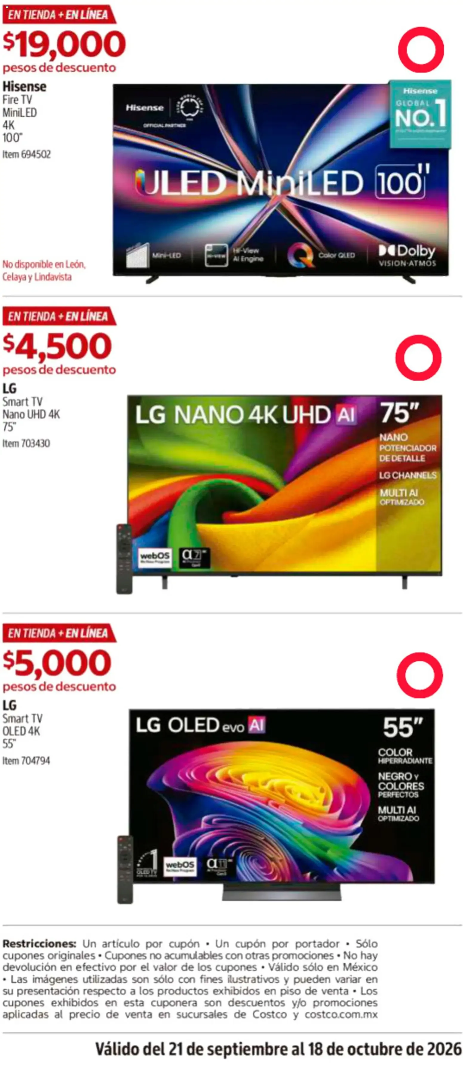 Catálogo de Catálogo COSTCO de 21/09/2026 - ofertas y promociones 21 de septiembre al 18 de octubre 2026 - Pagina 3