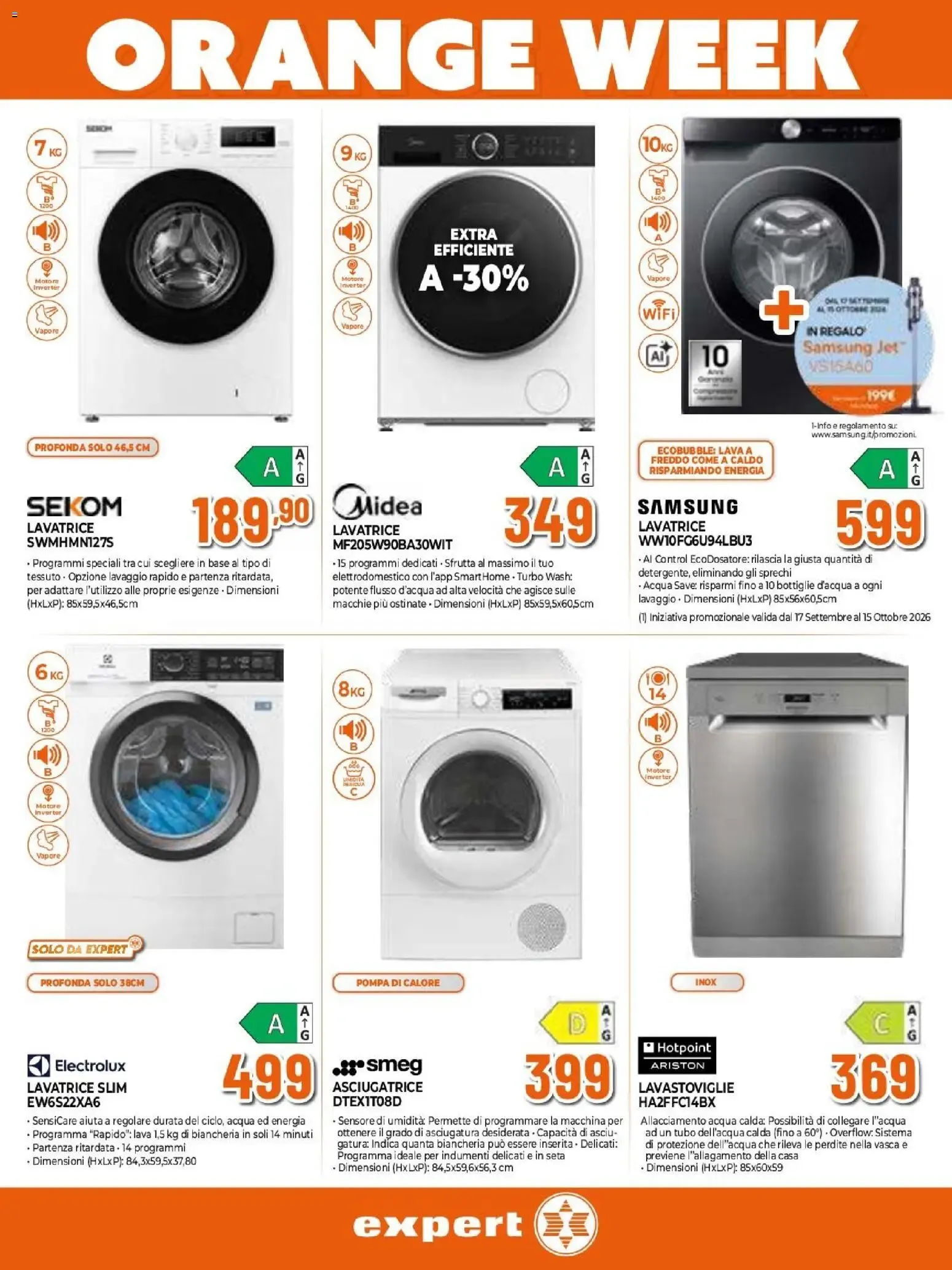 Expert - Orange Week da 17 settembre a 23 settembre di 2026 - Pagina del volantino 18