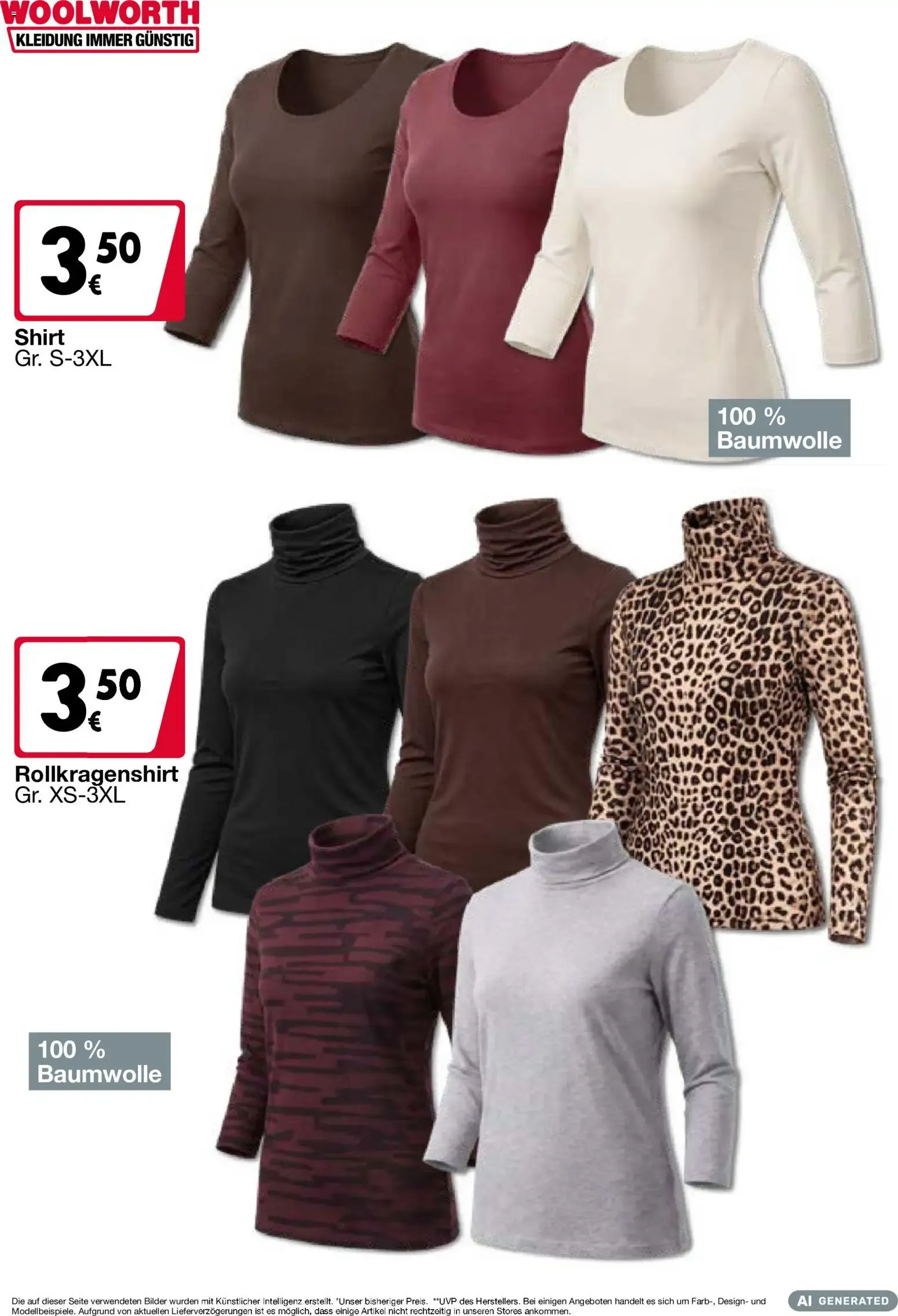 Woolworth Kleidung Immer Günstig von 29. September bis 12. Oktober 2026 - Prospekt seite 3