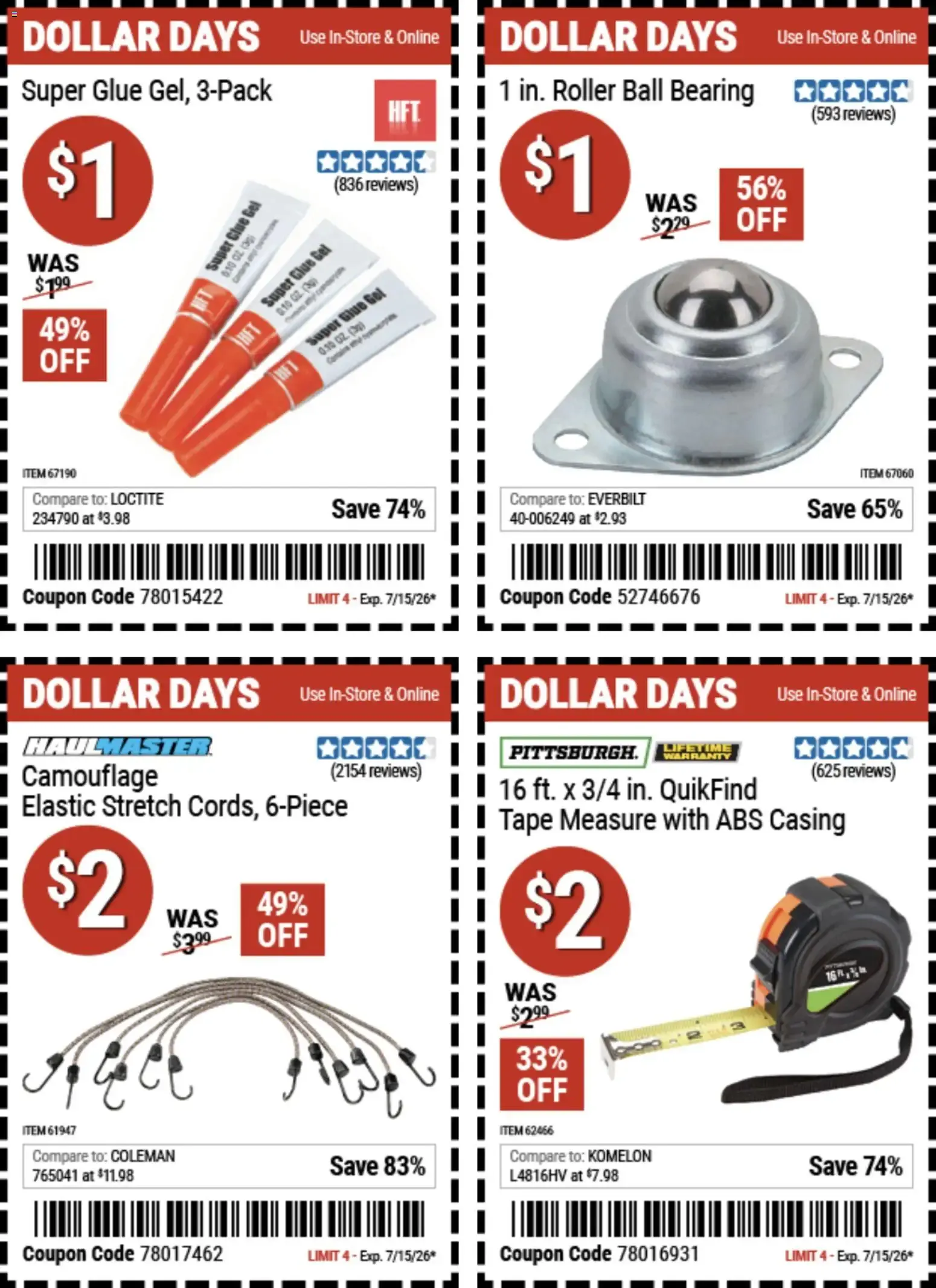 Weekly ad Harbor Freight Dollar Days (07/02 - 07/15 2026) - Flyer from July 2 to July 15 2026 - Page 5