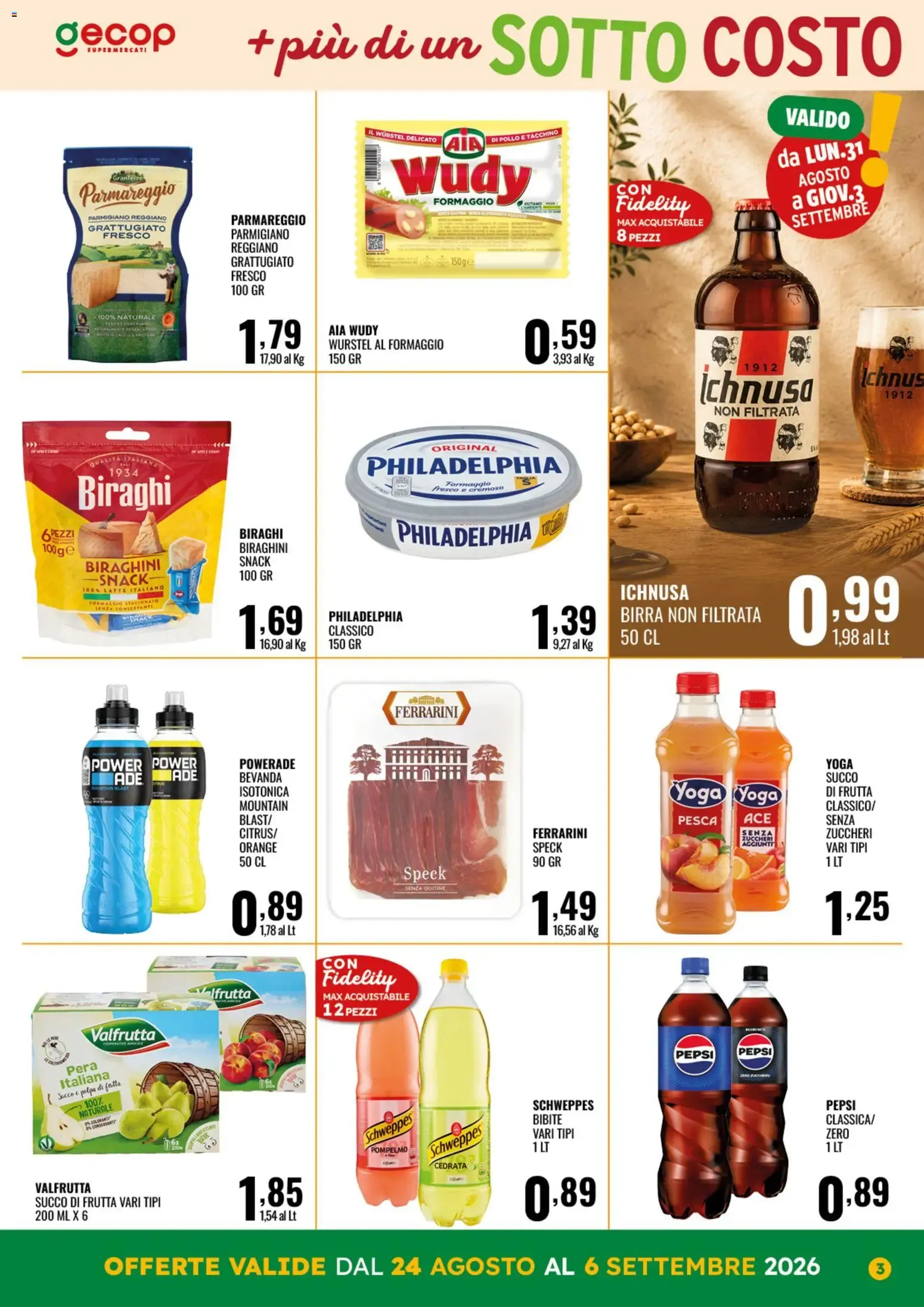 Nuovo GECOP volantino dal 24/08/2026 > offerte anteprima 🛍️ da 24 agosto a 6 settembre di 2026 - Pagina del volantino 3