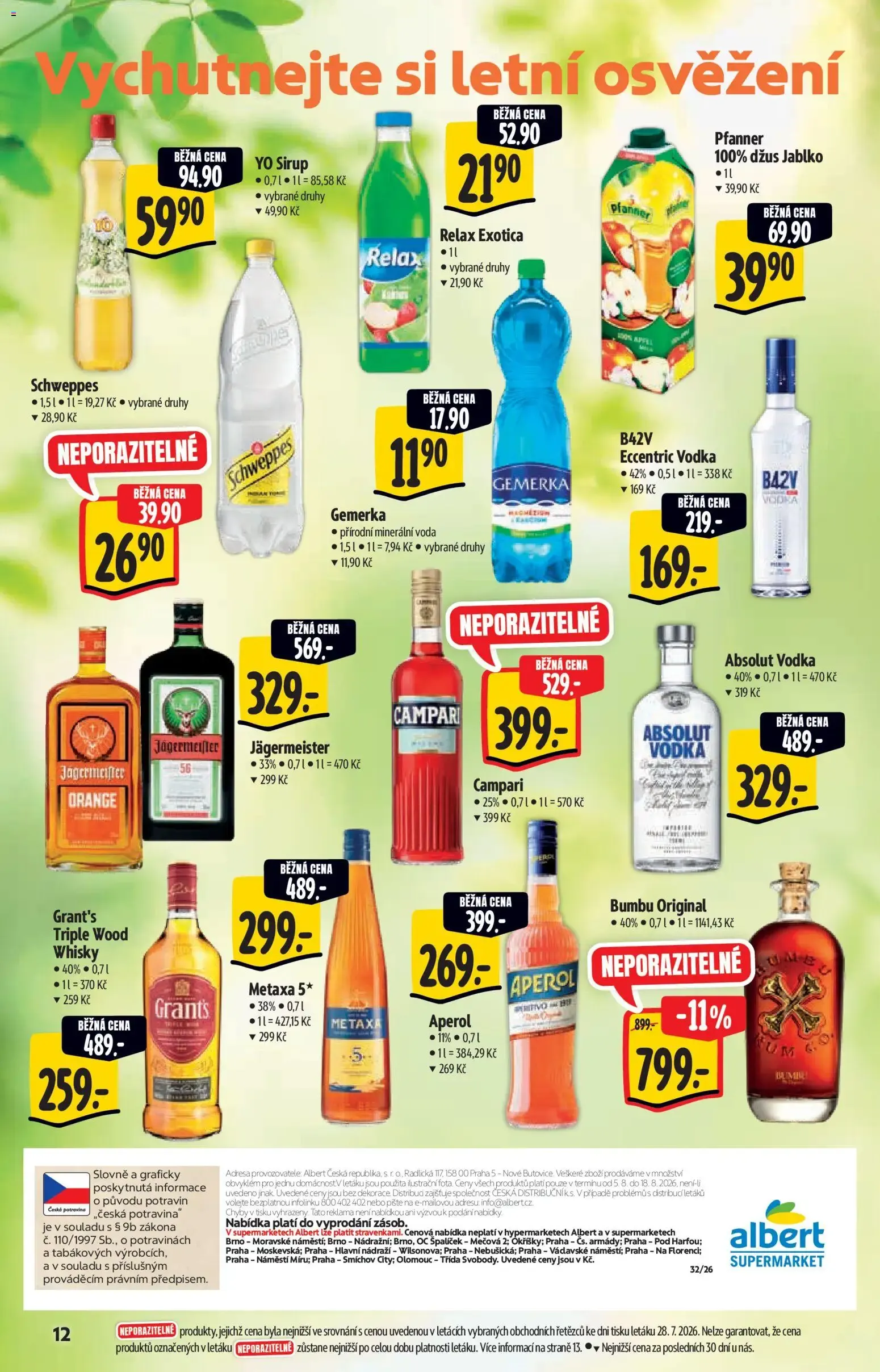 Albert katalog - Supermarket od 05.08.2026 - Akční leták - 5. srpna 18. srpna 2026 - Page 12