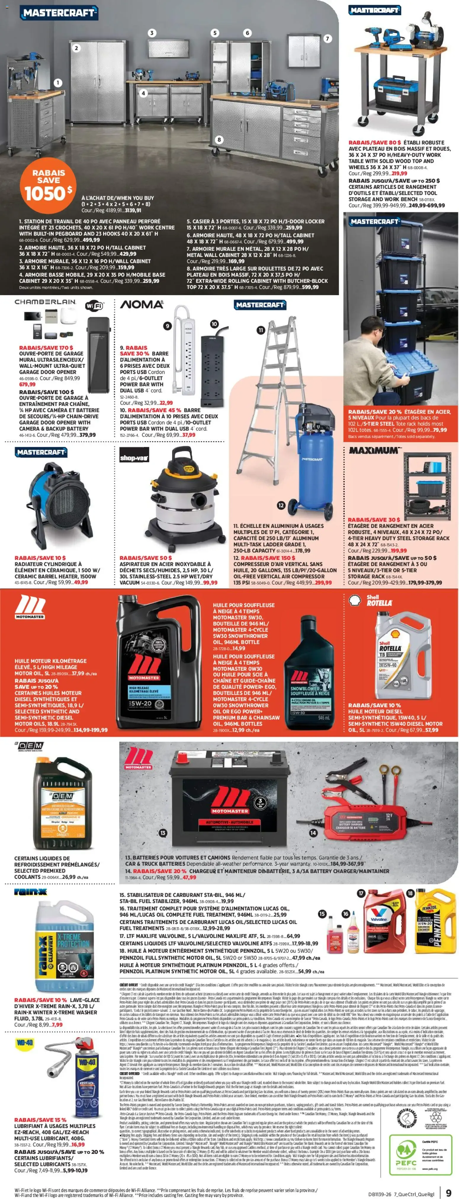 Canadian Tire circulaire - Inspirations Automne from Sep 24, 2026 > weekly specials & deals from September 24 to October 14 2026 - flyer page 9