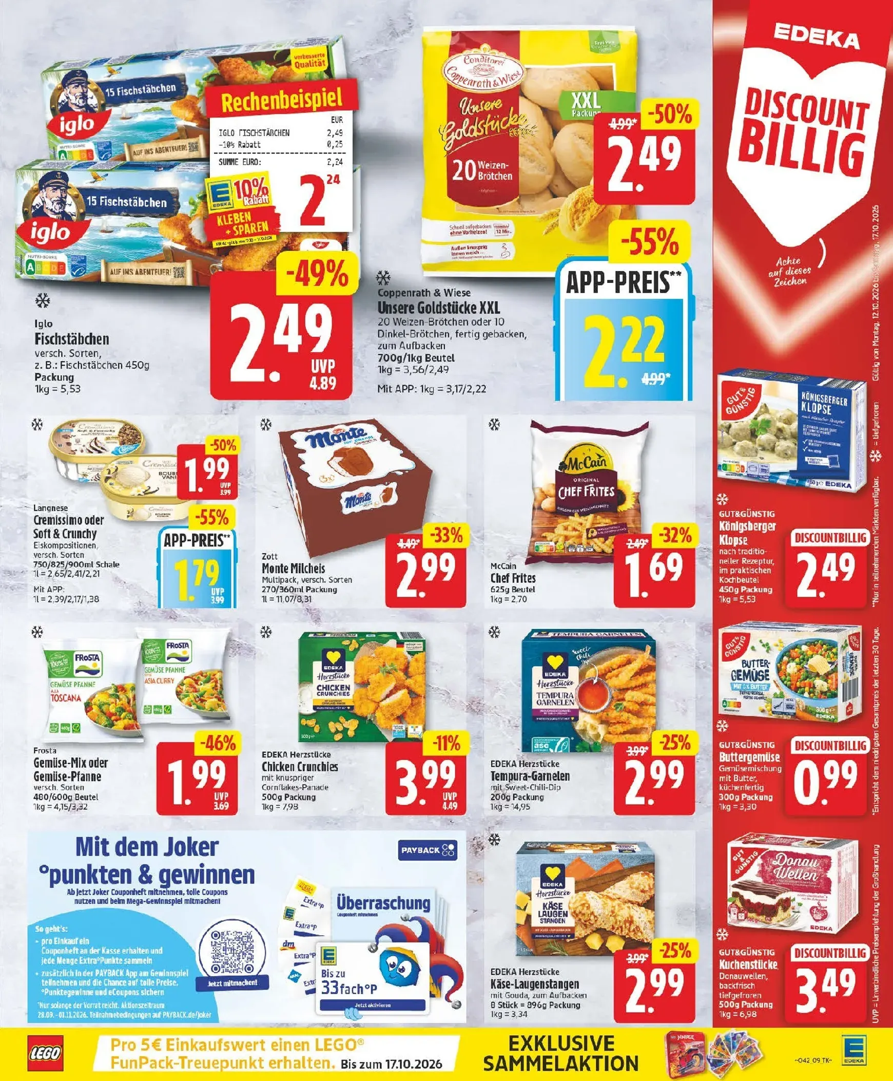 Edeka Prospekt nächste Woche – von Montag 12.10.2026 bis Samstag 17.10.2026 von 12. Oktober bis 17. Oktober 2026 - Prospekt seite 9