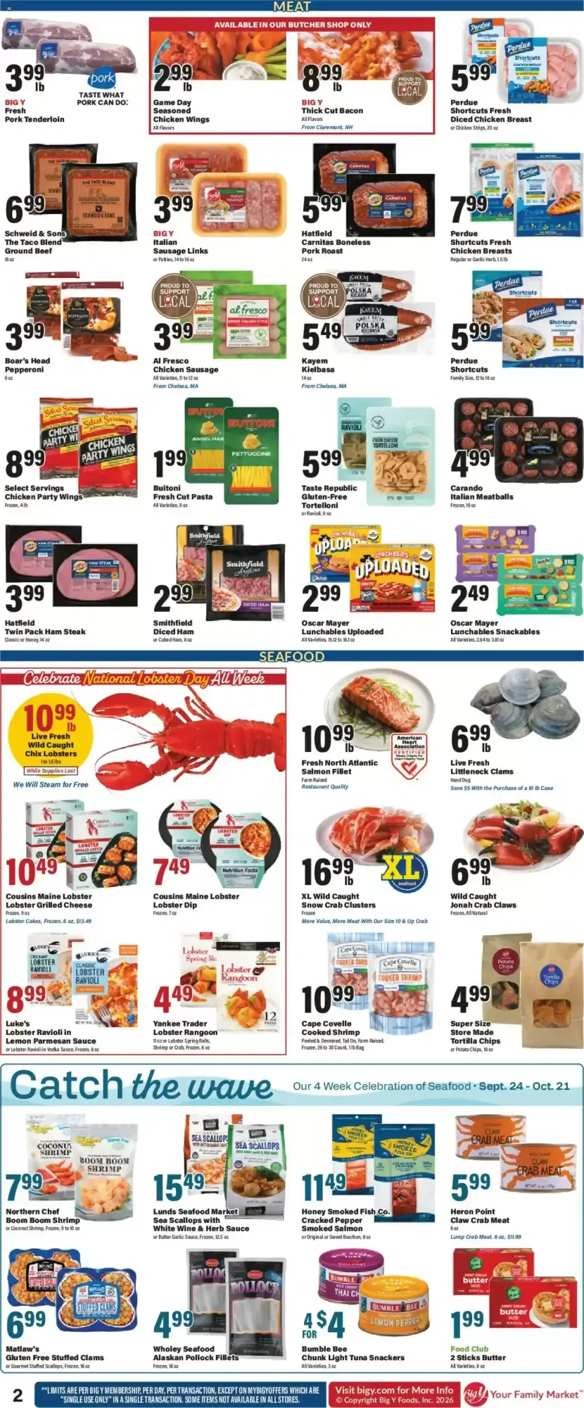Weekly ad Big Y Catch the Wave: Our Four Week Celebration of Seafood from September 24 to October 21 2026 - Page 3