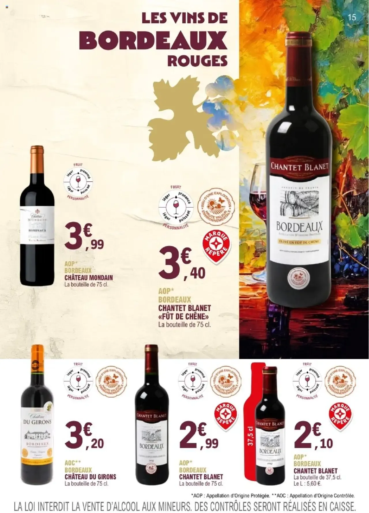 Le Guide des Vins 2025-2026 du 1 septembre au 31 décembre 2026 - Catalogue page 15