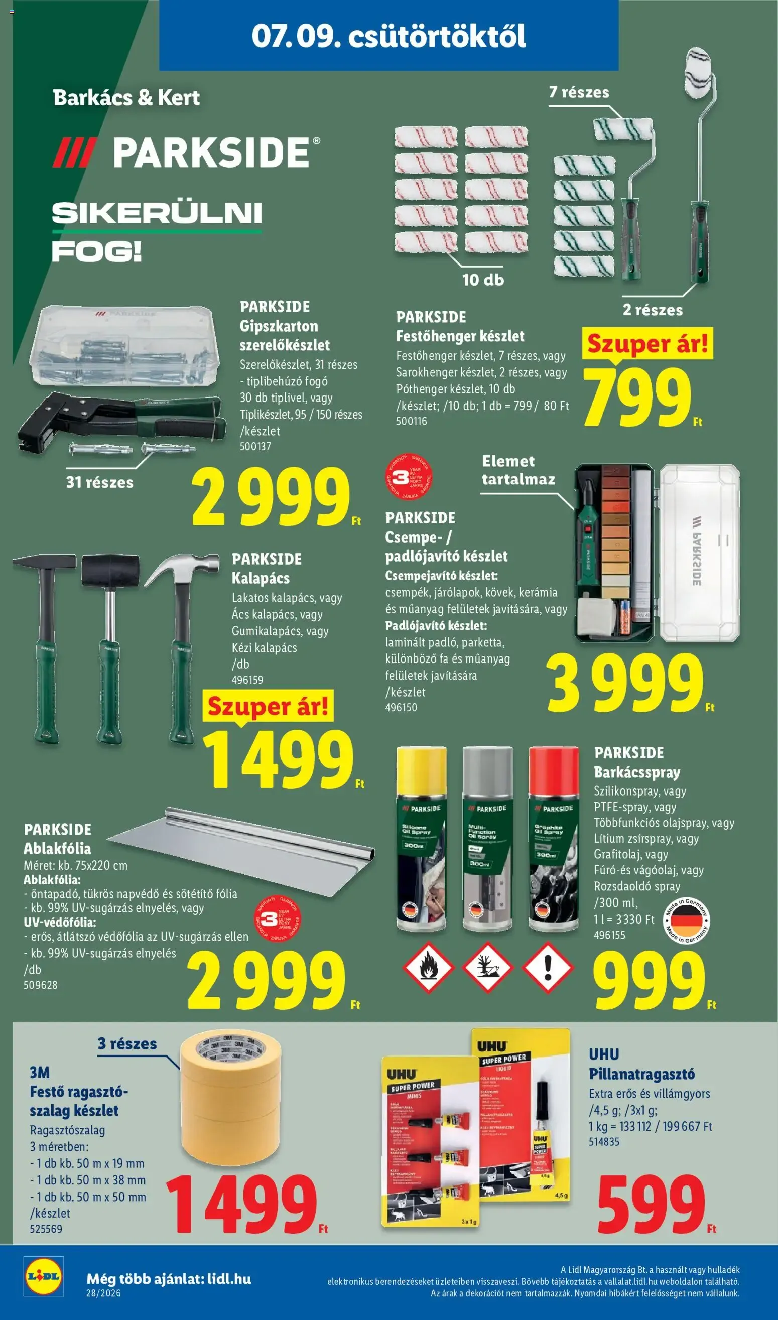 Katalógus Lidl Nonfood kínálatunk - 2026.07.09. -tól/töl > akció, lapozható szórólap 🛍️ július 9.-tól július 15.-ig 2026. - Oldal 4