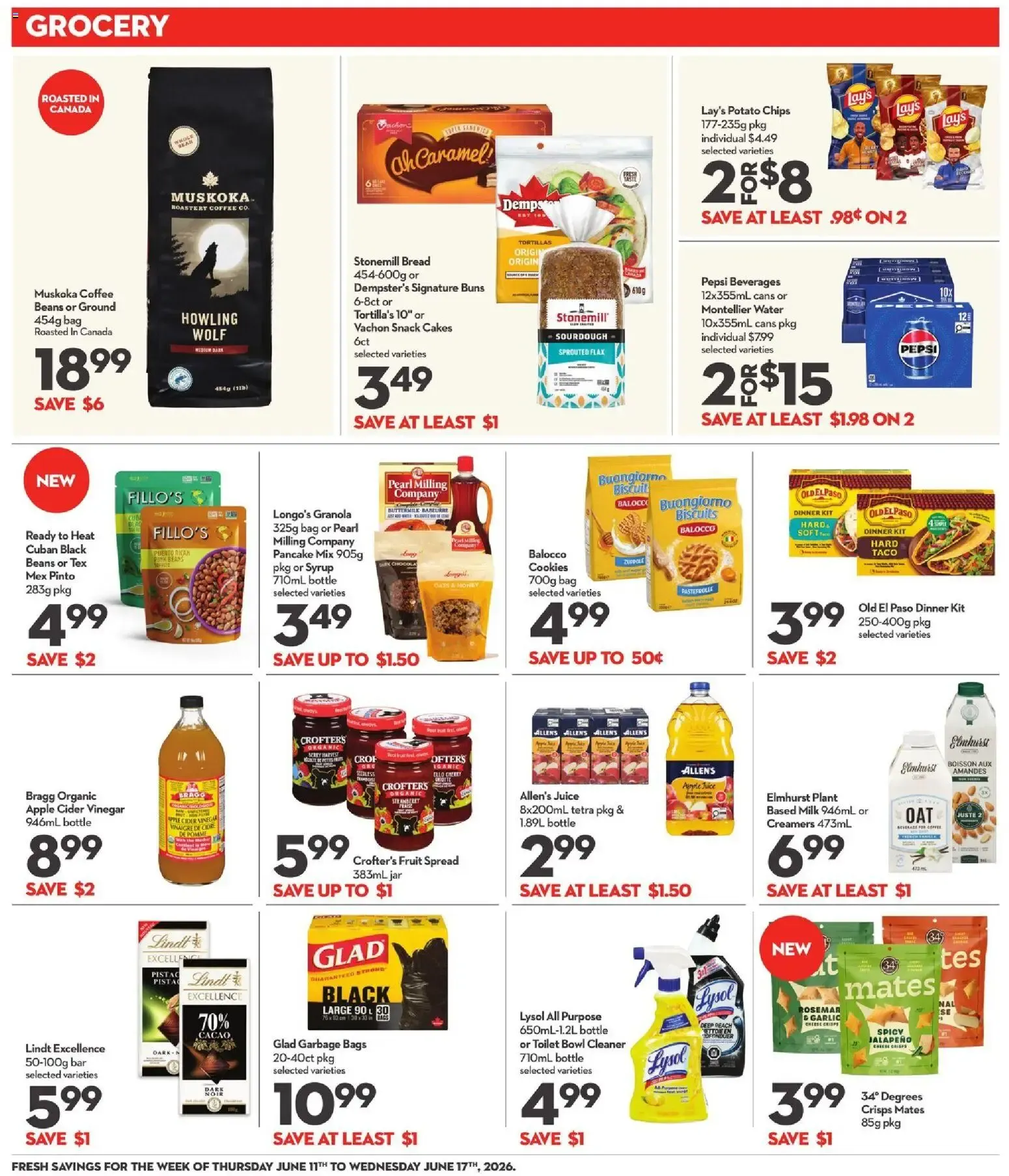 Longo's weekly flyer / circulaire from Jun 11, 2026 > weekly specials & deals from June 11 to June 17 2026 - flyer page 9