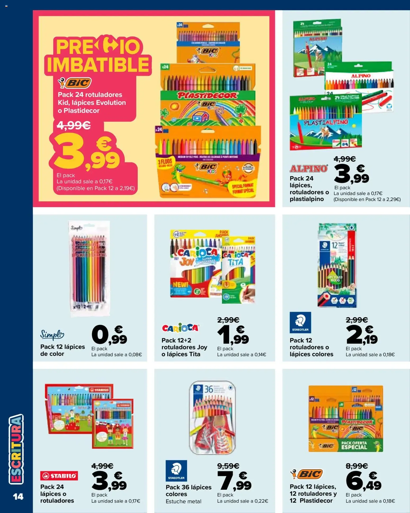 Catálogo de Carrefour Vuelta al cole del 18/08/2026 | Catálogo 18 de agosto al 18 de septiembre 2026 - Página 14