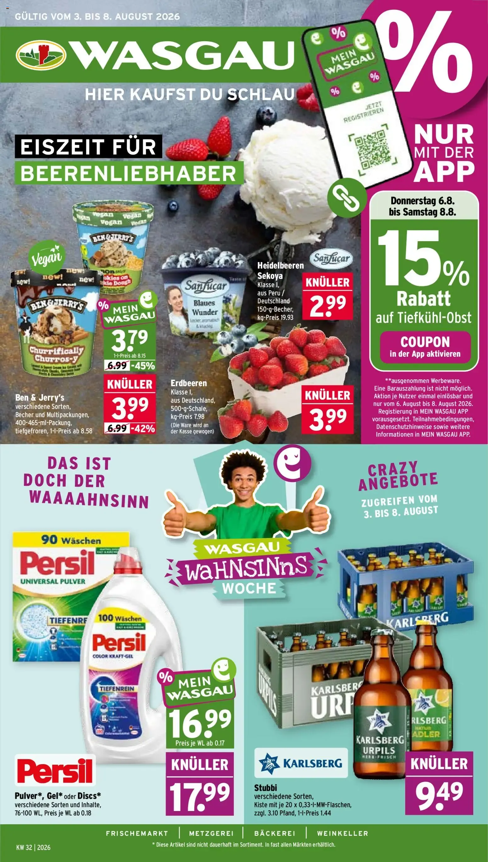 Wasgau Prospekt (ab 03.08.2026) zum Blättern