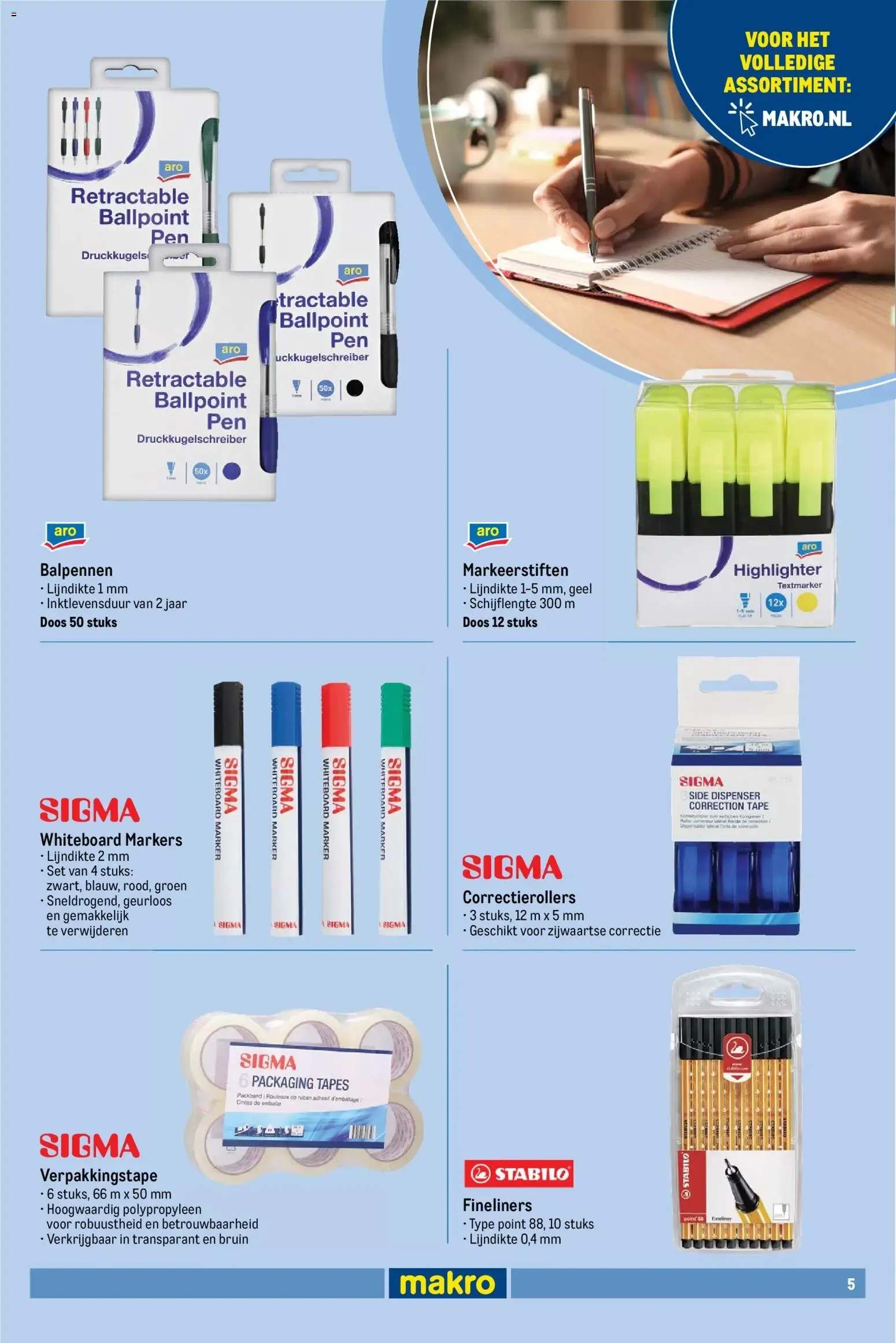 Makro Kantoor van 9 augustus tot 6 september 2026 - Folder pagina 5