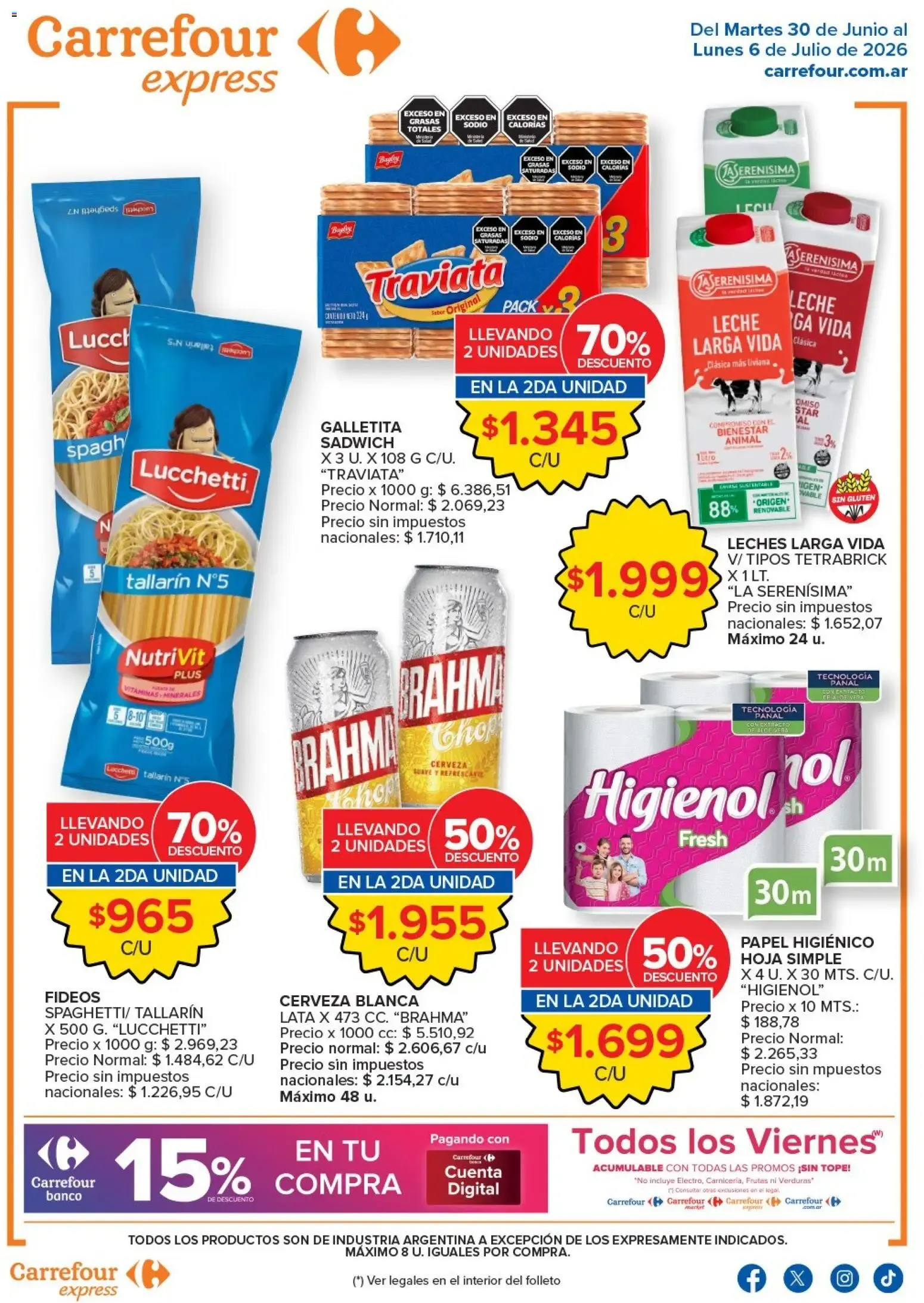 Ofertas de Carrefour - Express || del 30/06/2026 - 06/07/2026 || Promociones 30 de junio al 6 de julio 2026 - Página 1 del catálogo