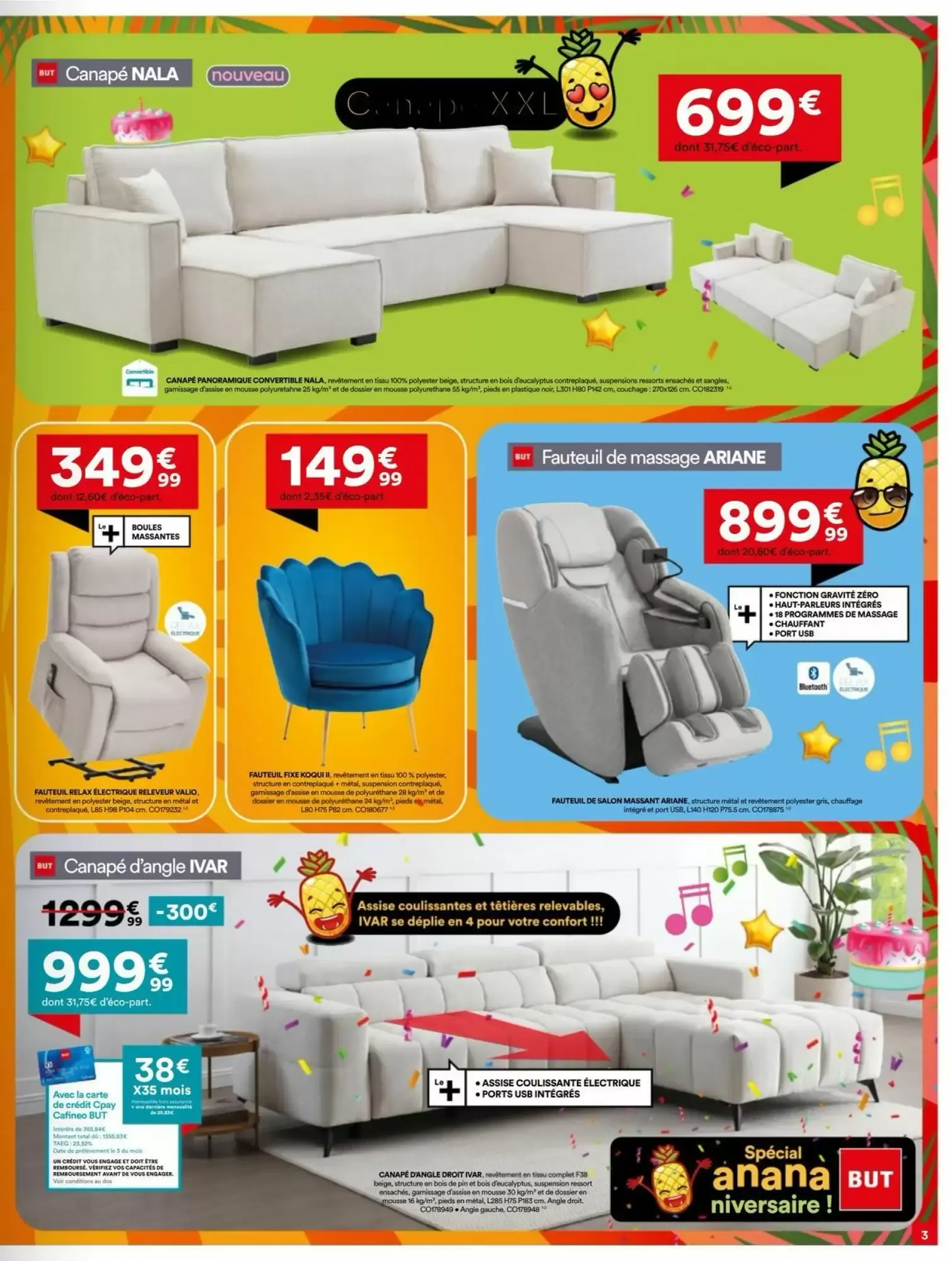 Joyeux Anana Niversaire! du 17 août au 5 septembre 2026 - Catalogue page 3