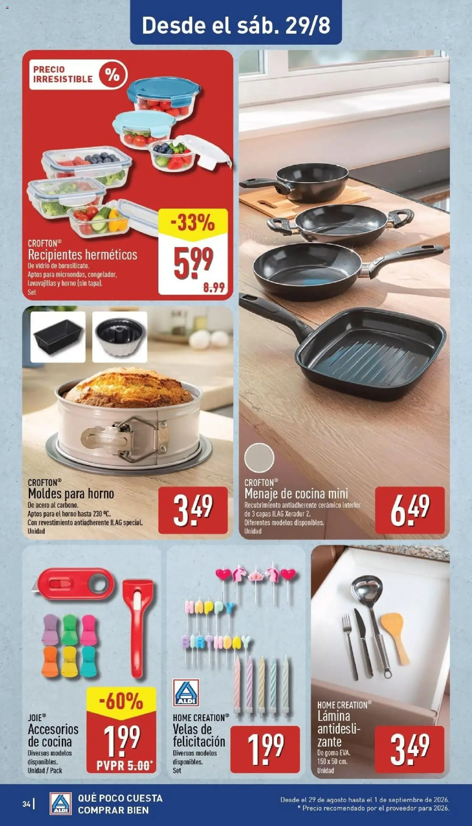 Catálogo de Aldi folleto Canarias del 24/08/2026 | Catálogo 24 de agosto al 30 de agosto 2026 - Página 34