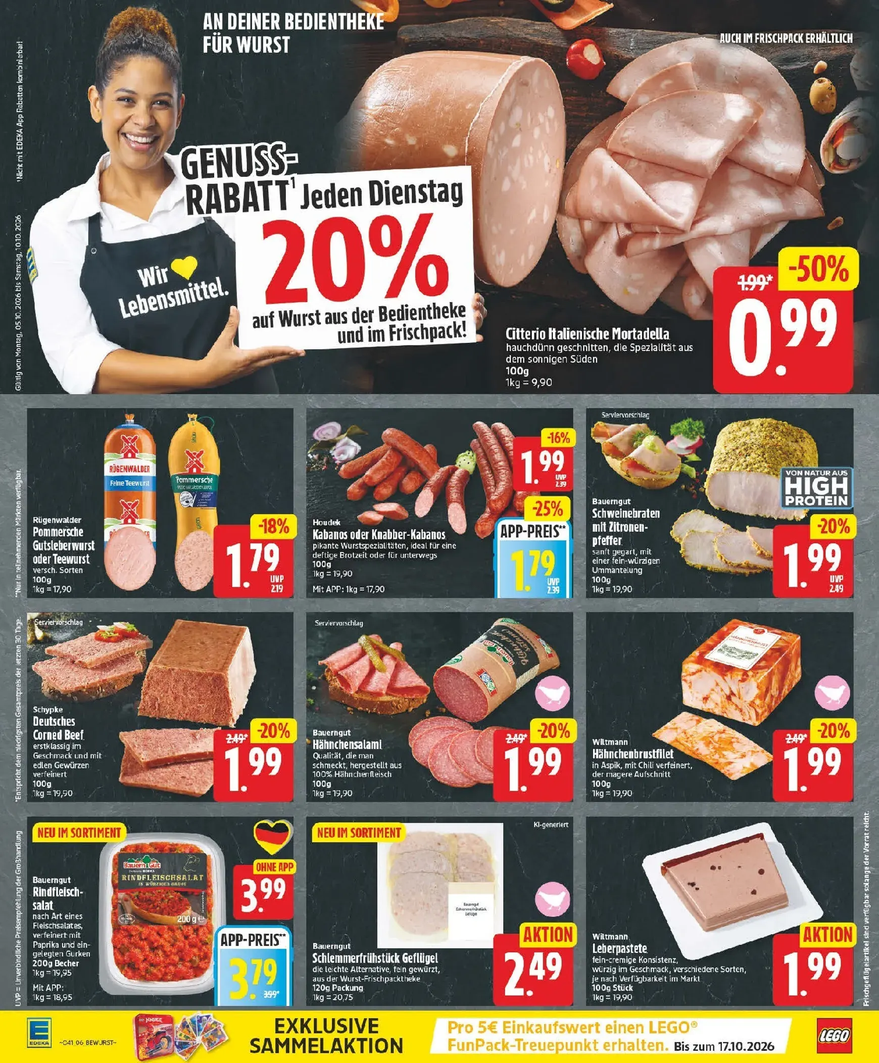Edeka Prospekt nächste Woche – von Montag 05.10.2026 bis Samstag 10.10.2026 von 5. Oktober bis 10. Oktober 2026 - Prospekt seite 6
