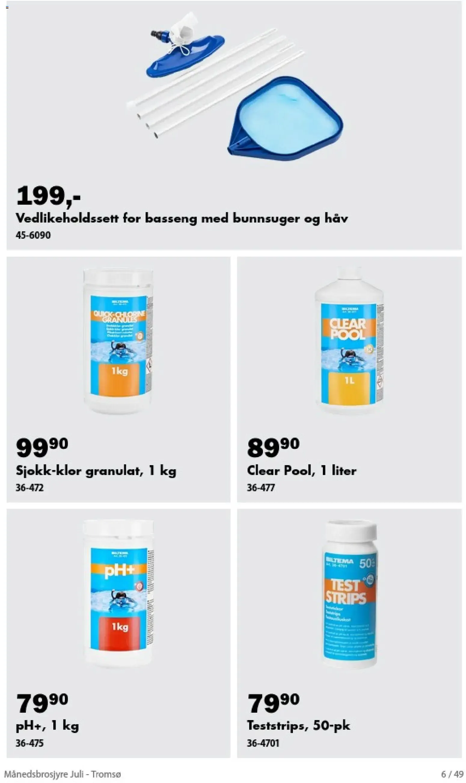 Biltema Månedsbrosjyre Juli - National (01/07/2026 - 30/07/2026) - Kundeavis og tilbud fra 1. juli til 30. juli 2026 - kundeavisside 6