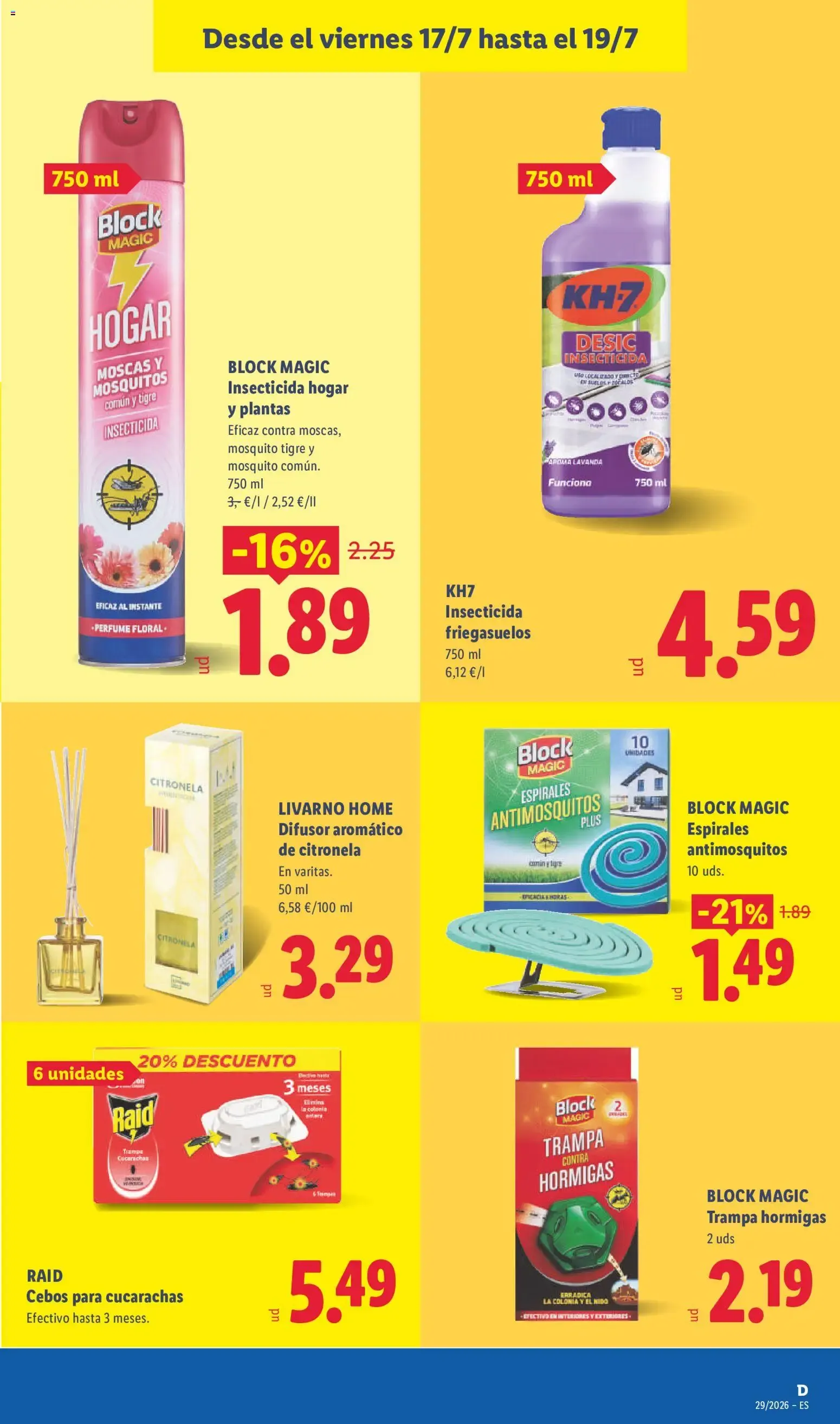Catálogo de Lidl folleto del 13/07/2026 | Ofertas 13 de julio al 19 de julio 2026 - Página 61