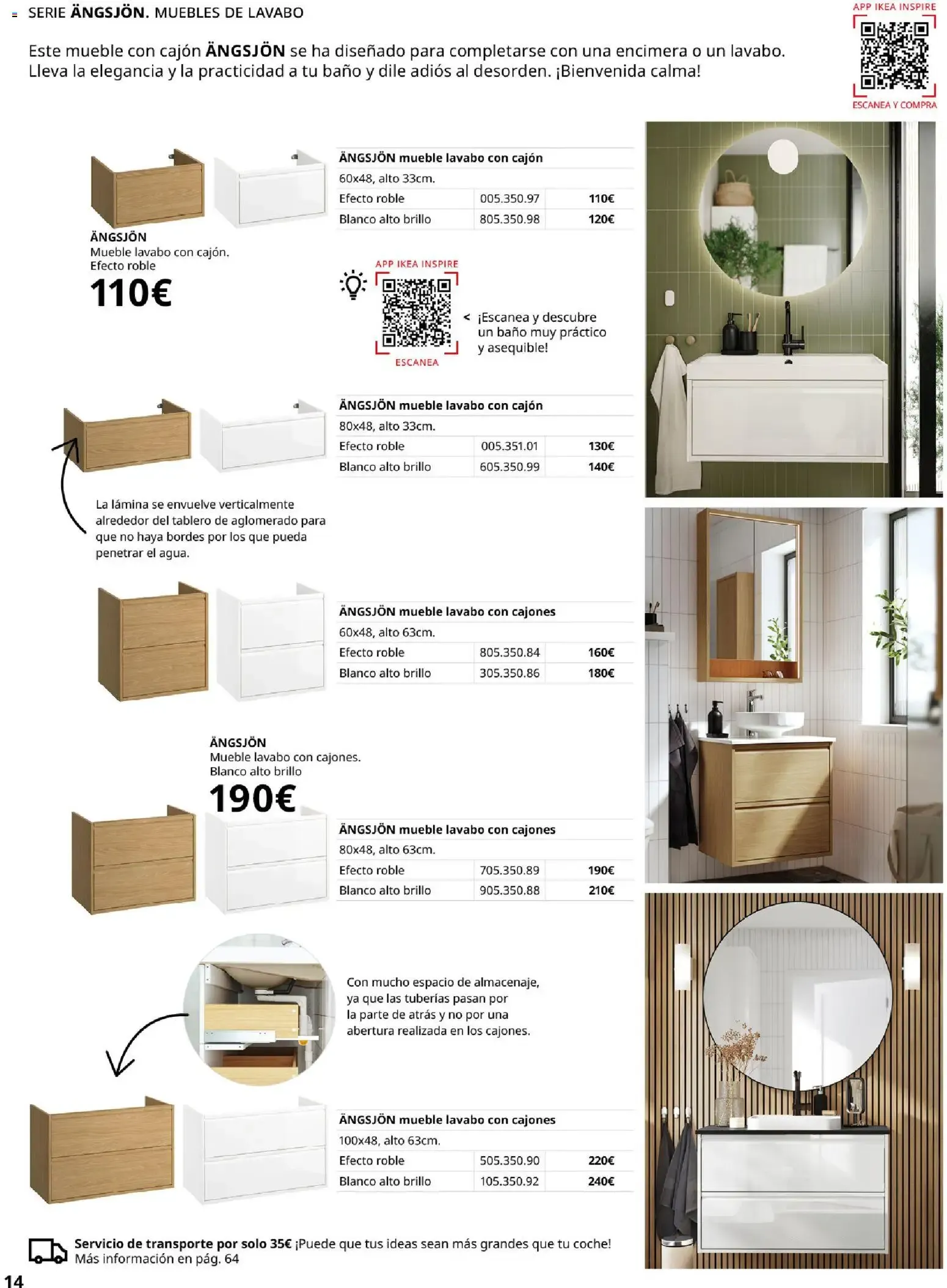 Catálogo de GUÍA DE COMPRA Muebles para el baño 1 de septiembre al 31 de enero 2027 - Página 14