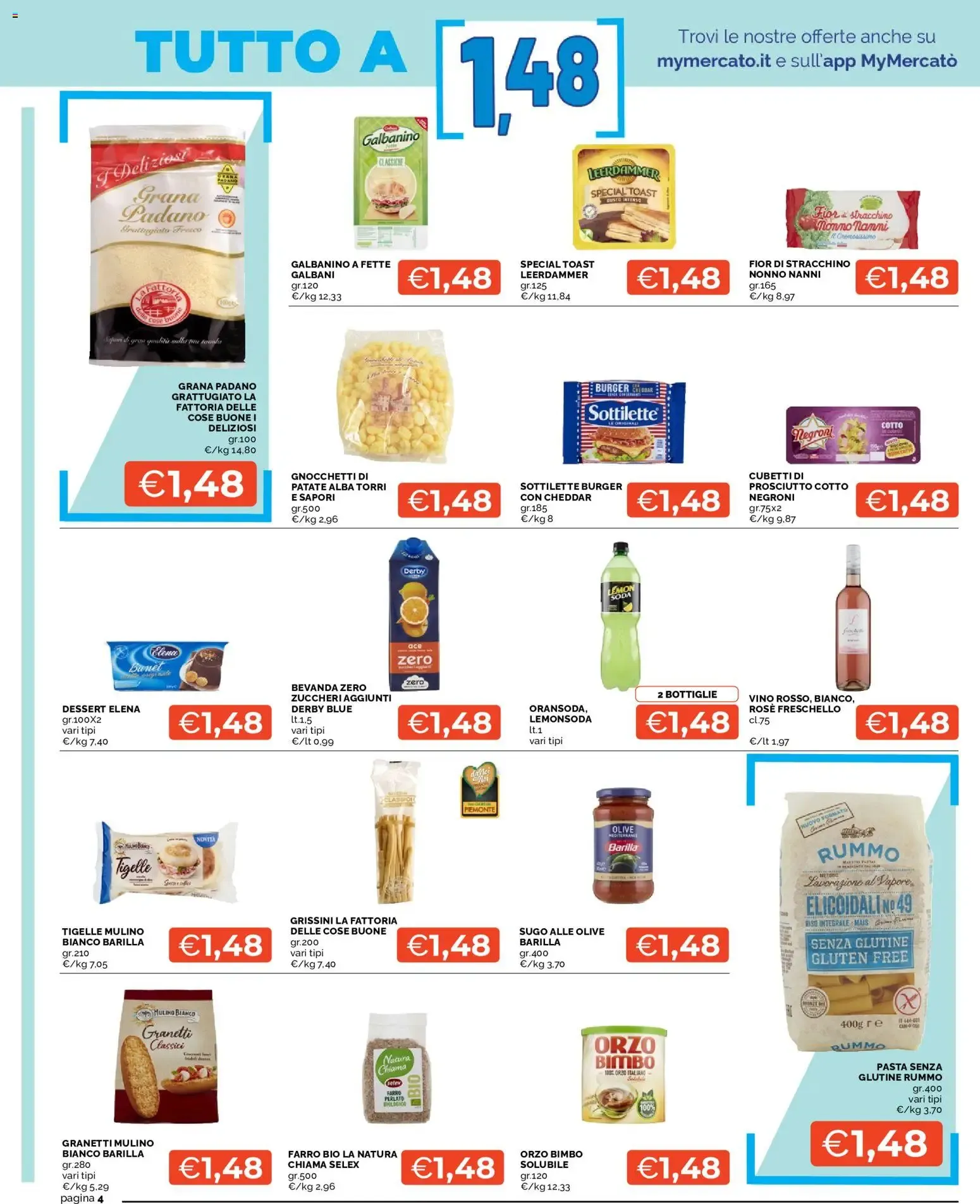 Mercatò volantino dal 09/07/2026 - online Offerte da 9 luglio a 19 luglio di 2026 - Pagina del volantino 4
