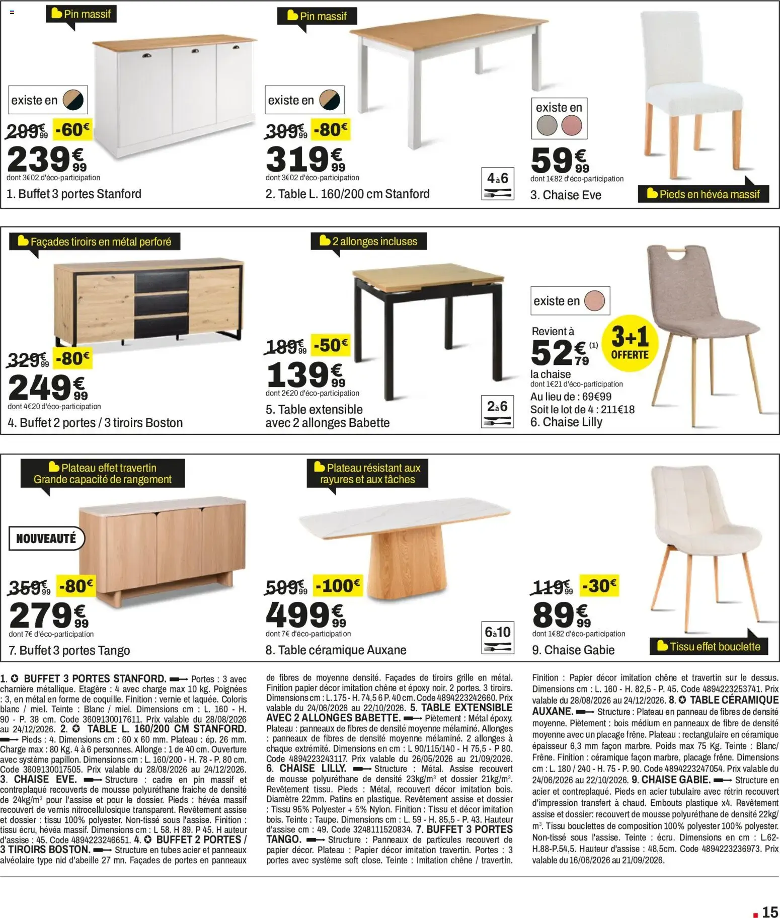 BUT Grand Destockage de Rentrée du 28 août au 21 septembre 2026 - Catalogue page 15