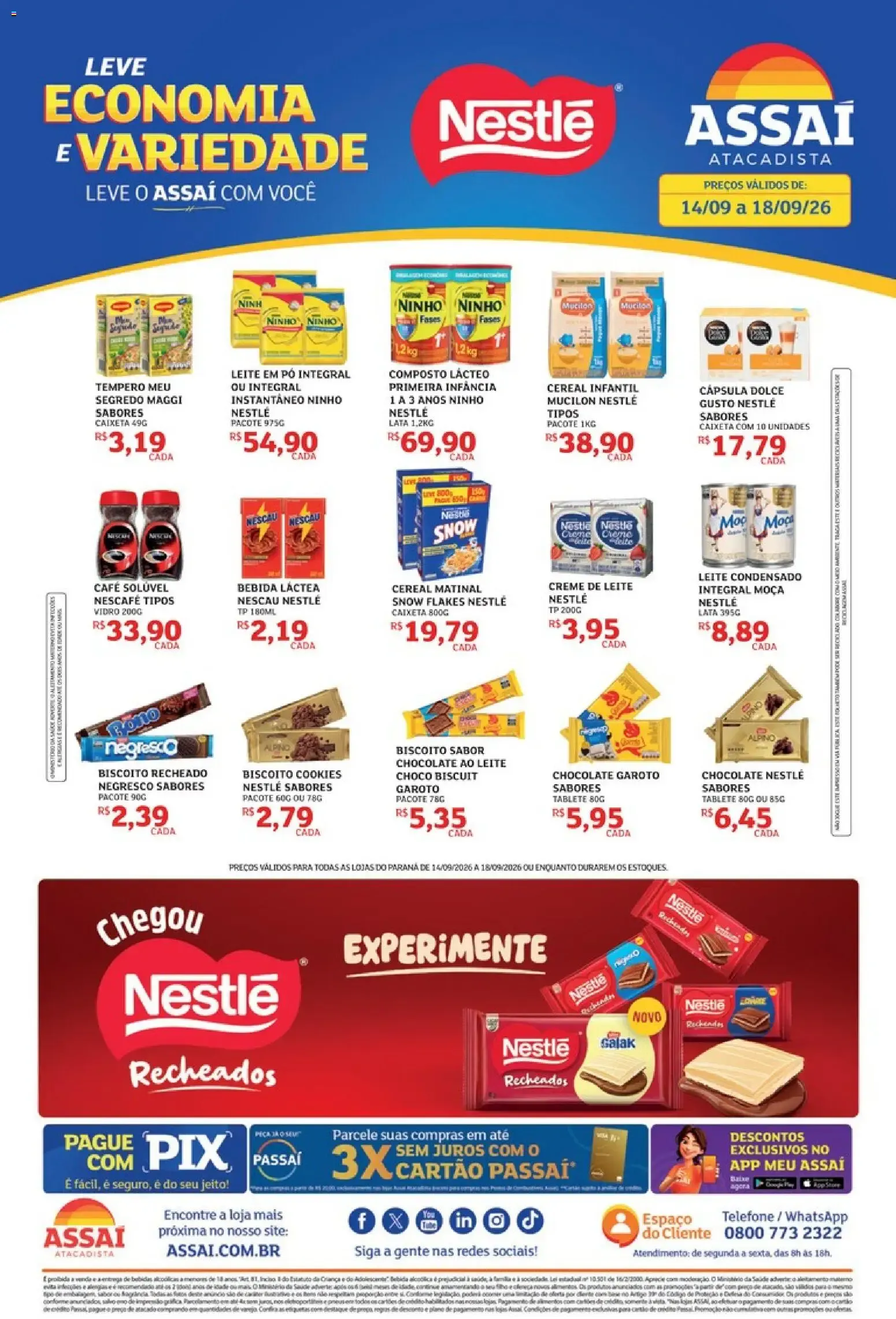 Assaí Atacadista ofertas - PR de 14/09/2026 | Promoções Online
