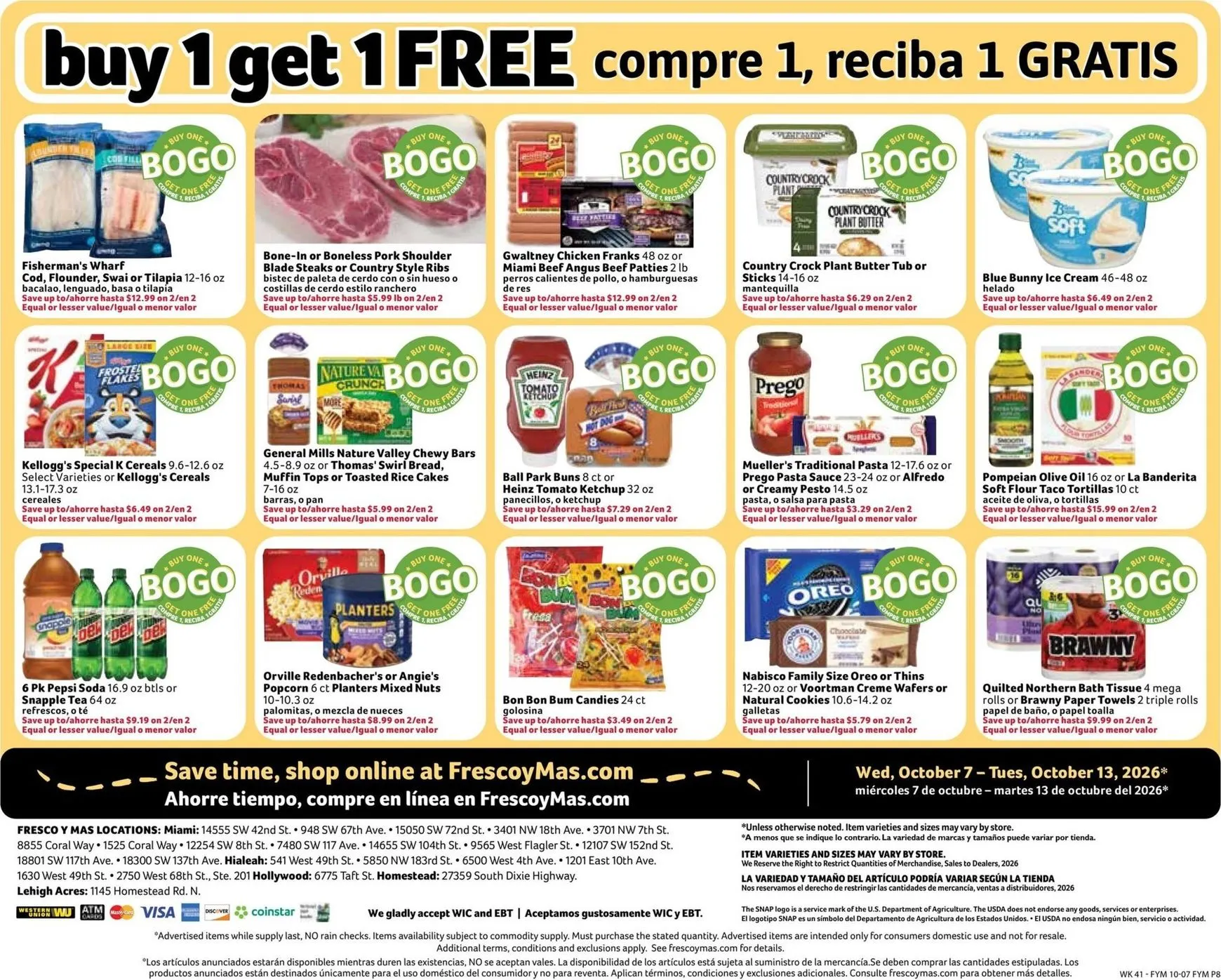 Weekly ad Fresco Supermarkets Weekly Specials from October 7 to October 13 2026 - Page 8