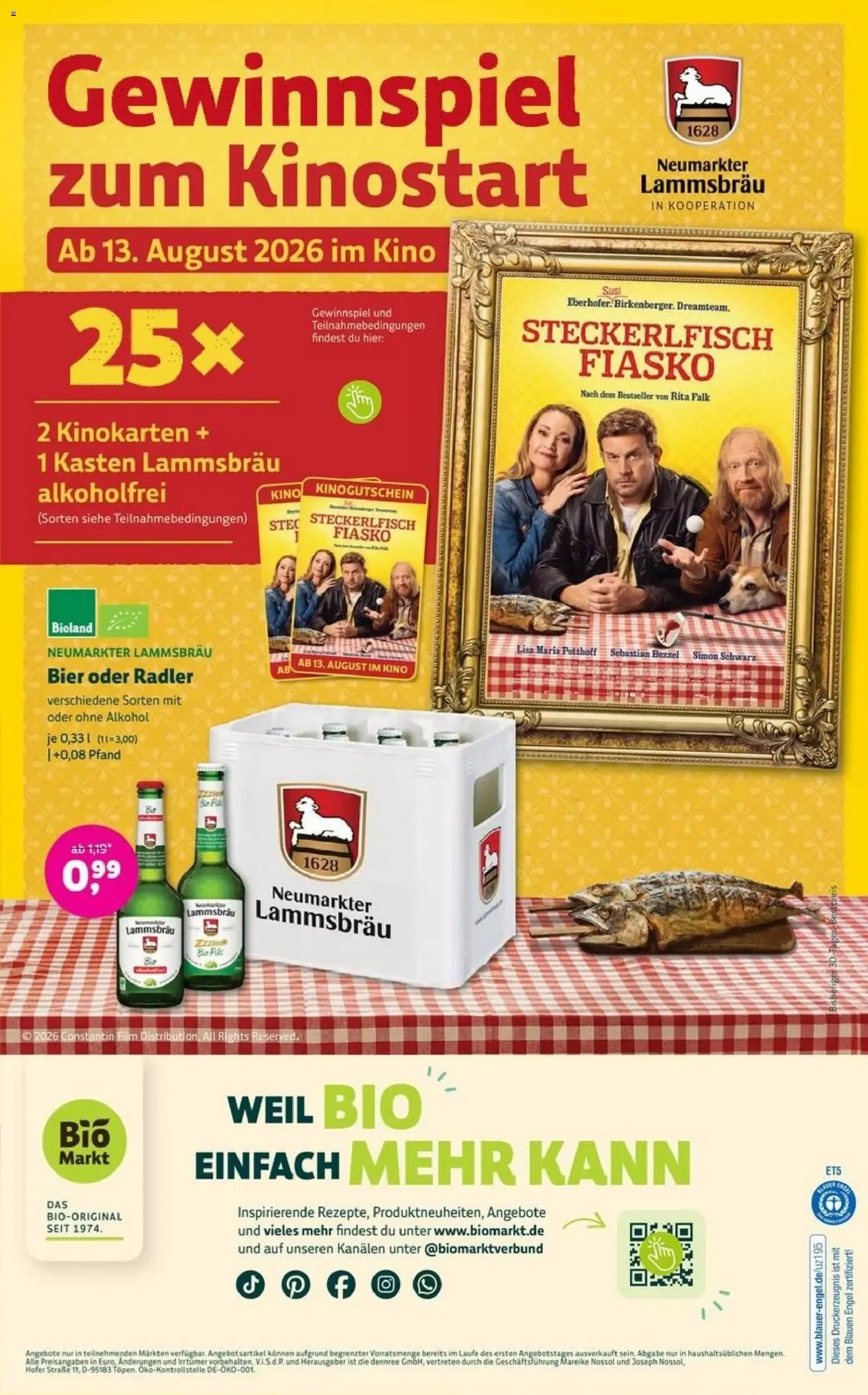 BioMarkt Prospekt (ab 29.07.2026) zum Blättern von 29. Juli bis 11. August 2026 - Prospekt seite 14