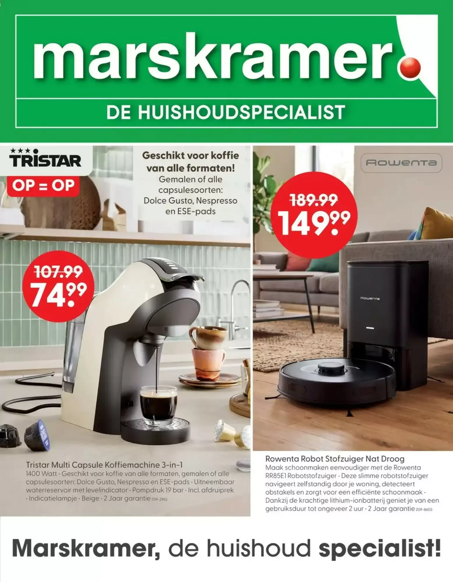 Marskramer folder van 31 augustus tot 14 september 2026 - Folder pagina 1