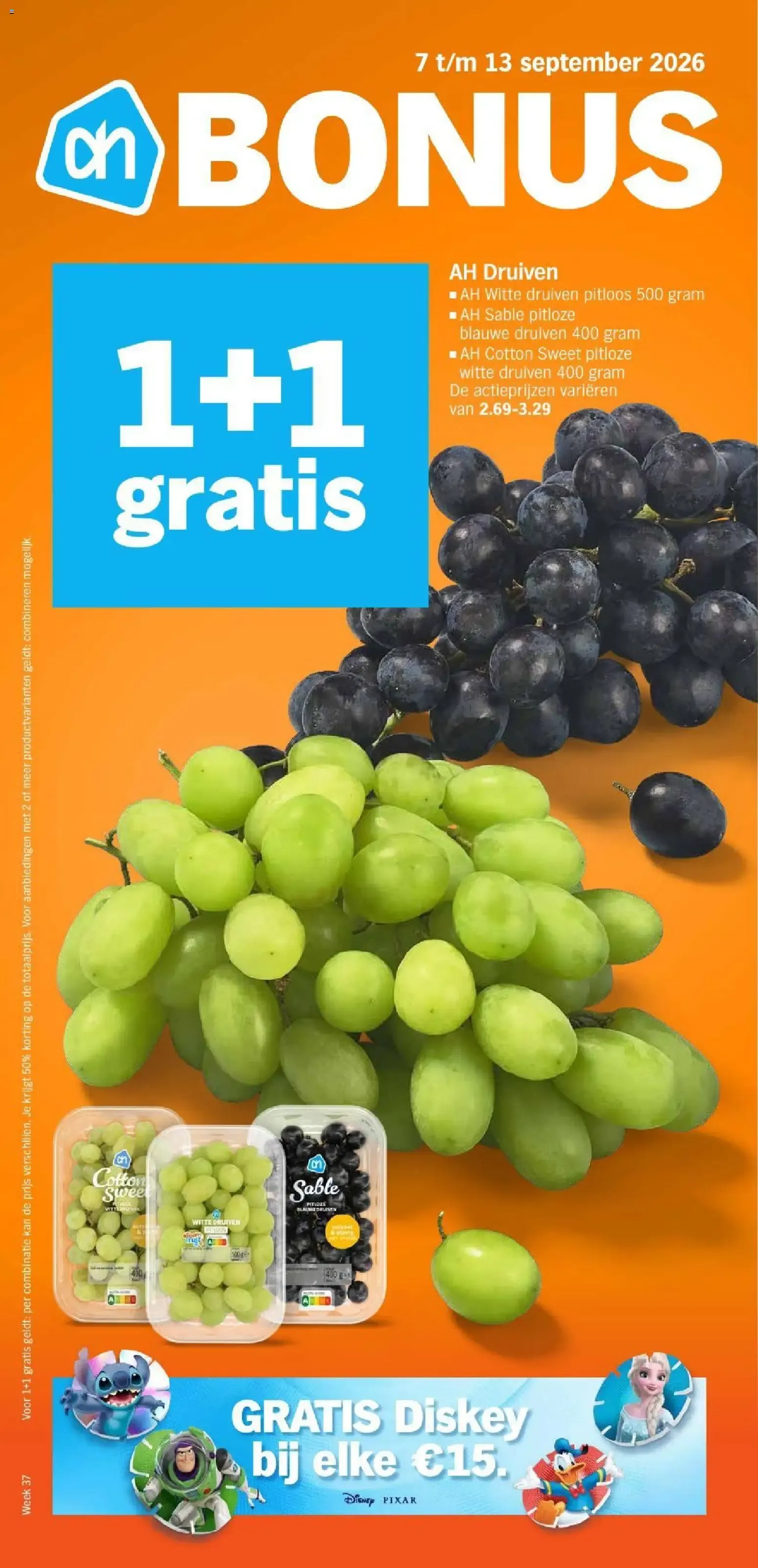 AH BONUS folder van 7 september tot 13 september 2026 - Folder pagina 1