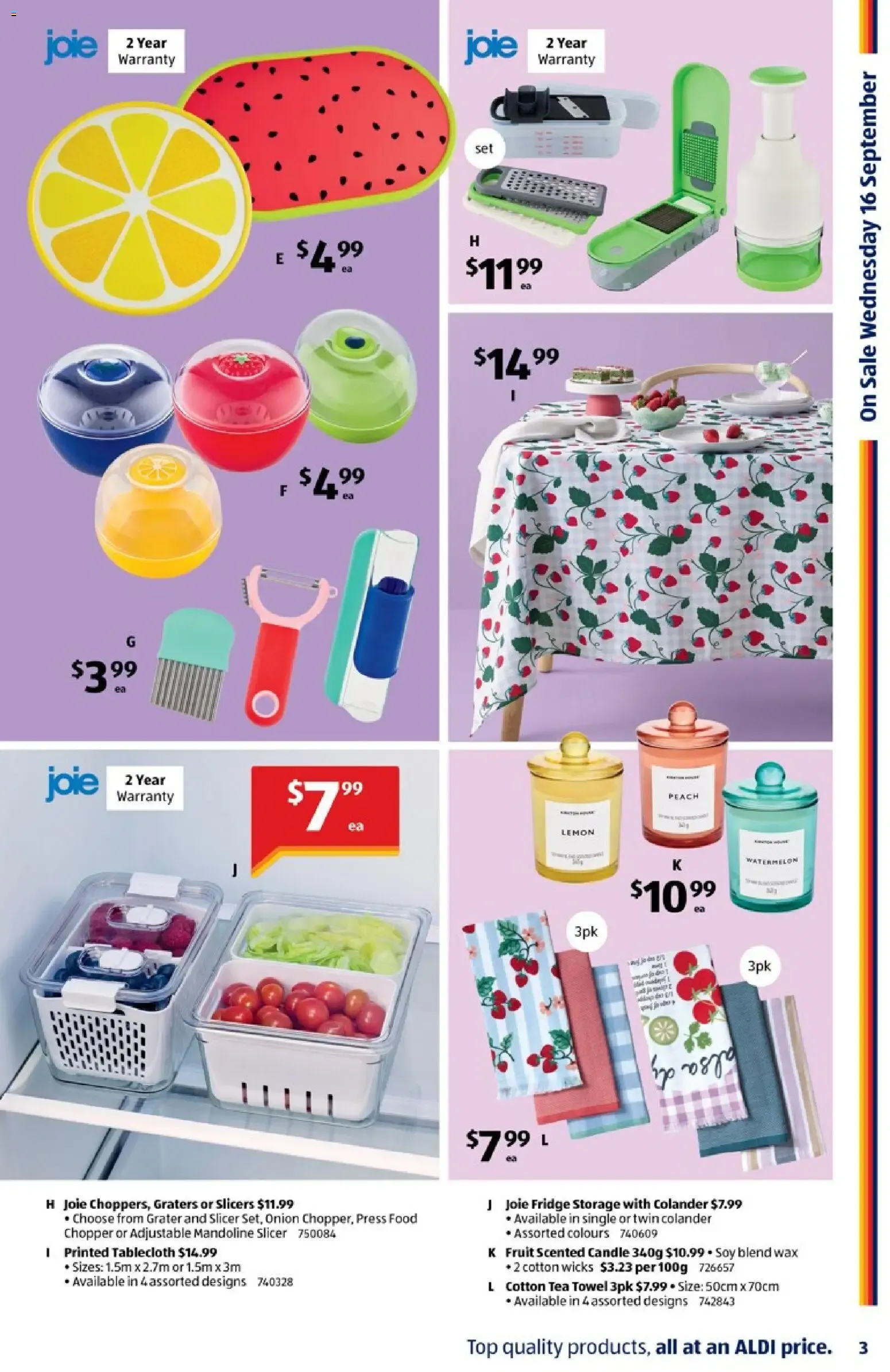 ALDI Special Buys - Catalogue valid from 16 September to 19 September 2026 - page 3