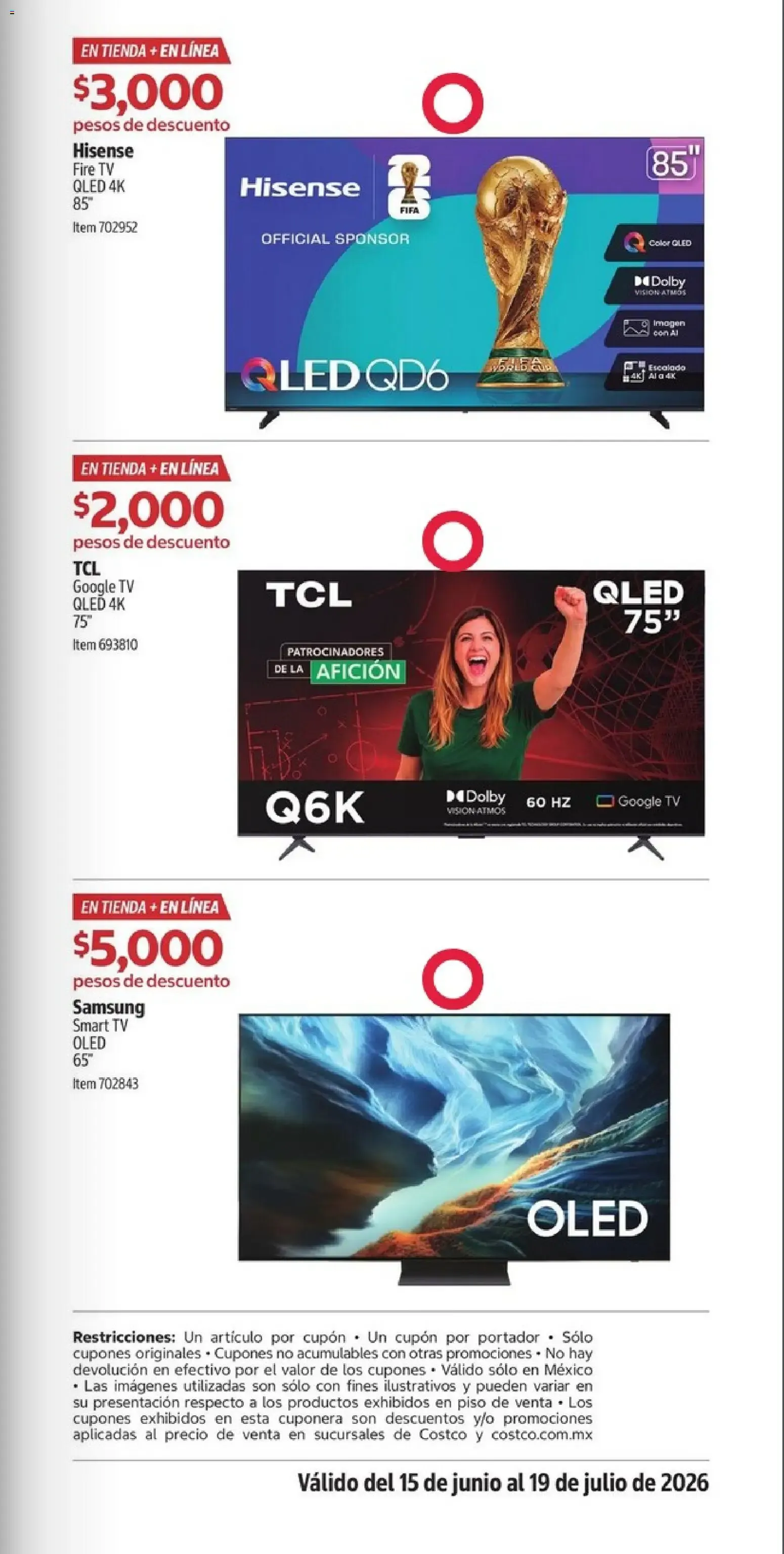 Catálogo de Catálogo COSTCO de 15/06/2026 - ofertas y promociones 15 de junio al 19 de julio 2026 - Pagina 3