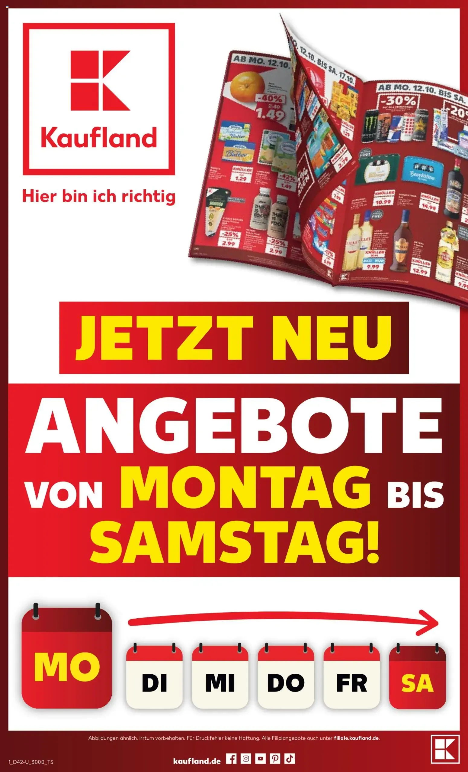 Kaufland: Jetzt Neu Angebote von Montag bis Samstag