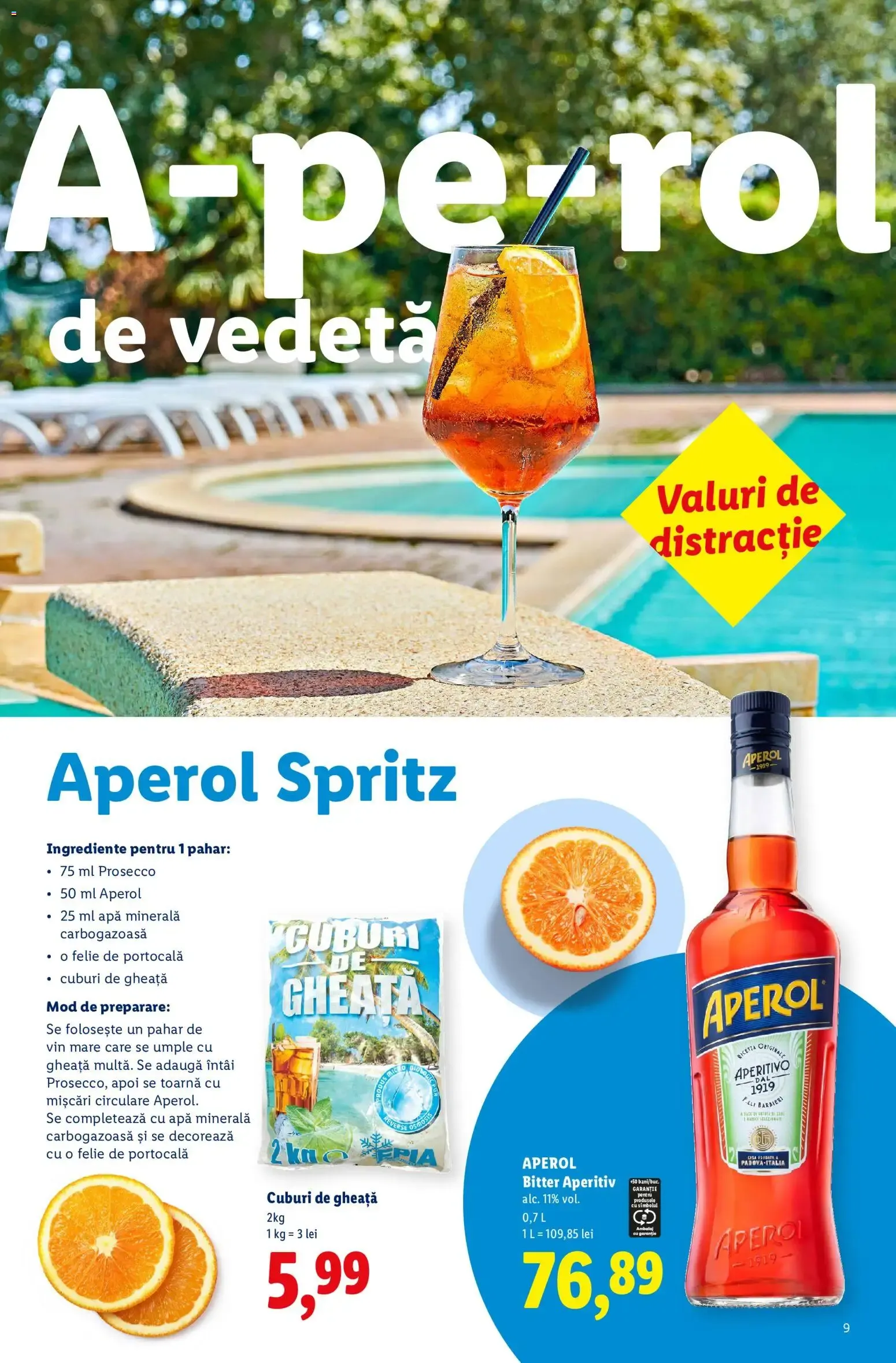 Catalog Băuturi pentru o vară distractivă. Știi că merită. de la 13 iulie până la 13 septembrie 2026 - Revista Pagina 9