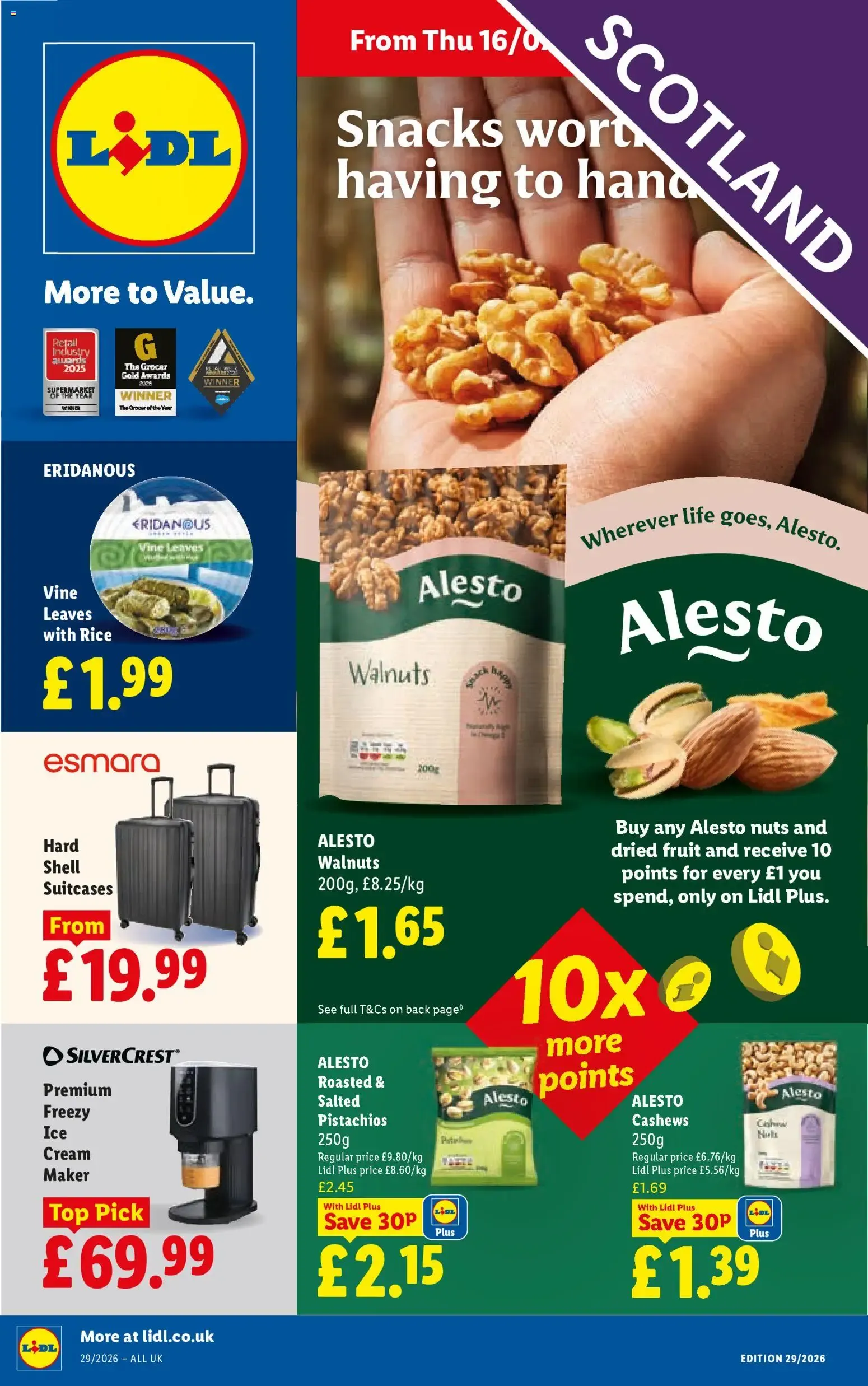 Weekly offers Lidl Scotland (16/07/2026 - 22/07/2026) - Offers Online from 16 July to 22 July 2026 - Catalogue Page 1