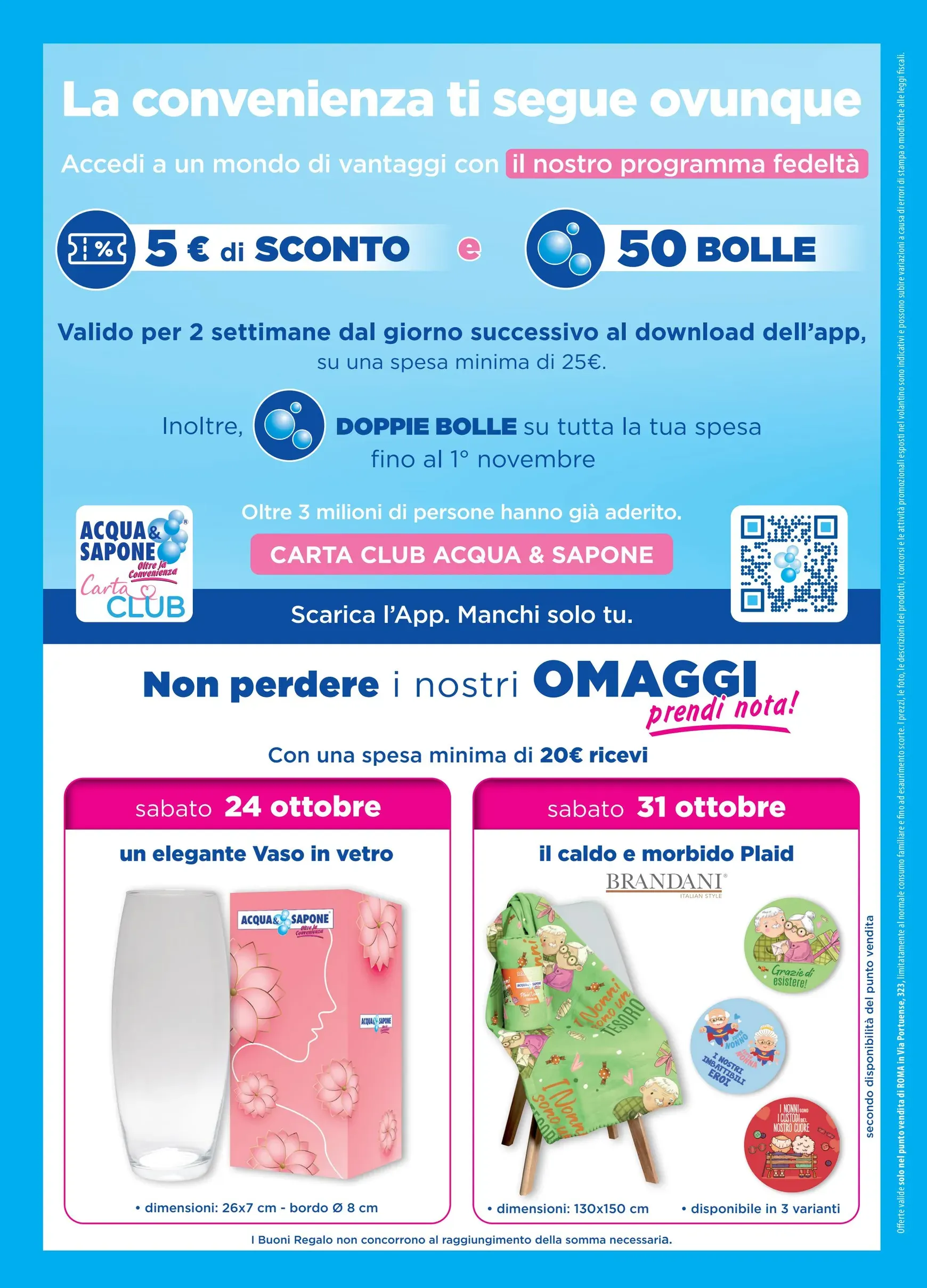Volantino attuale di Acqua e Sapone - Nuova Apertura Roma valido dal mercoledì 21/10/2026 al domenica 01/11/2026 da 21 ottobre a 1 novembre di 2026 - Pagina del volantino 8