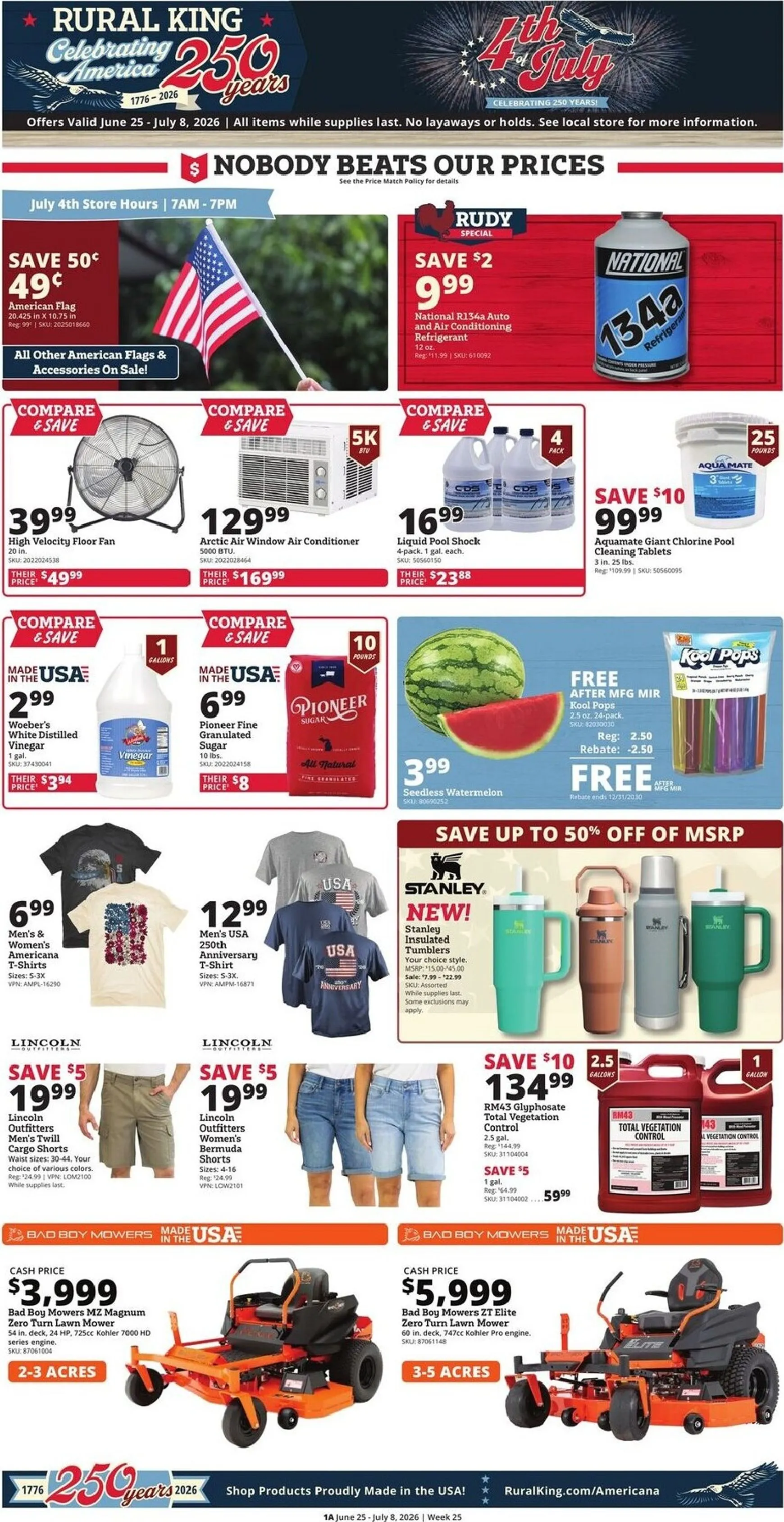 Weekly ad Current Rural King leaflet valid from Thursday 06/25/2026 to Wednesday 07/08/2026 from June 25 to July 8 2026 - Page 3