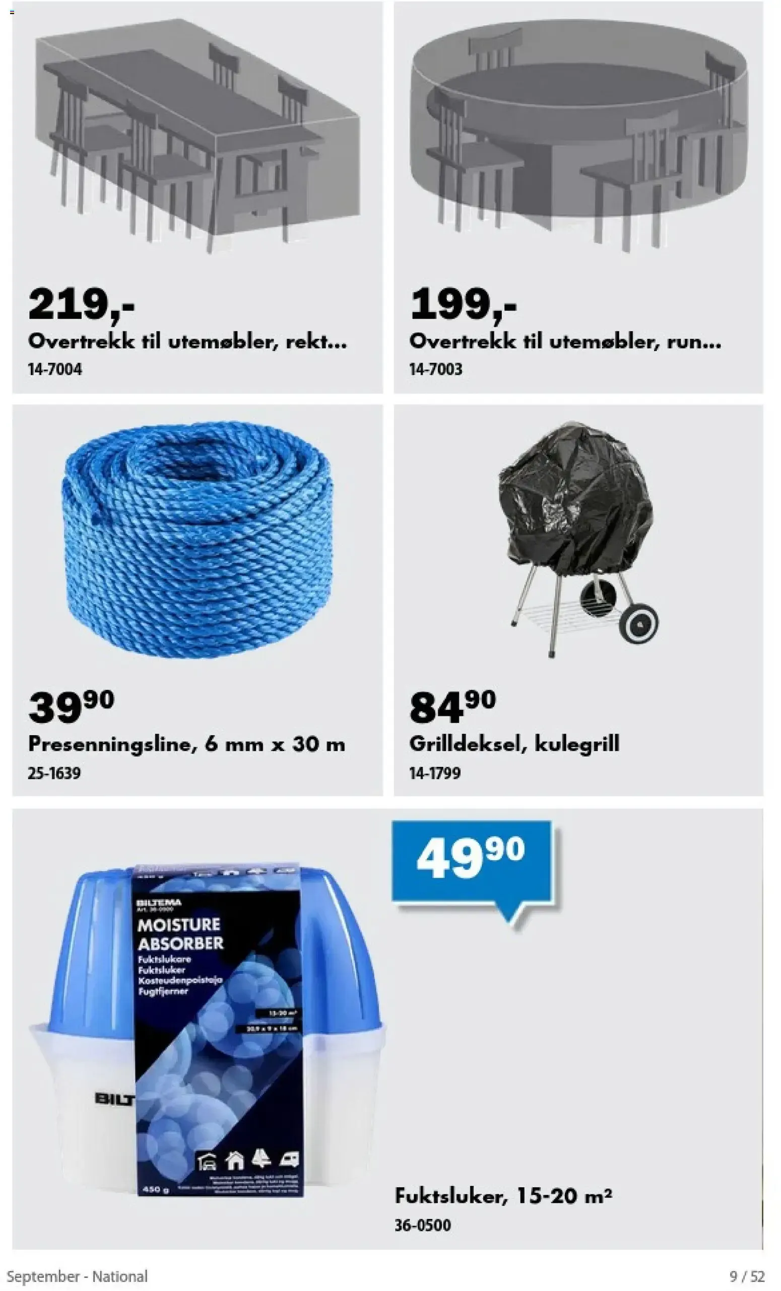 Biltema fra 1. september til 30. september 2026 - kundeavisside 9