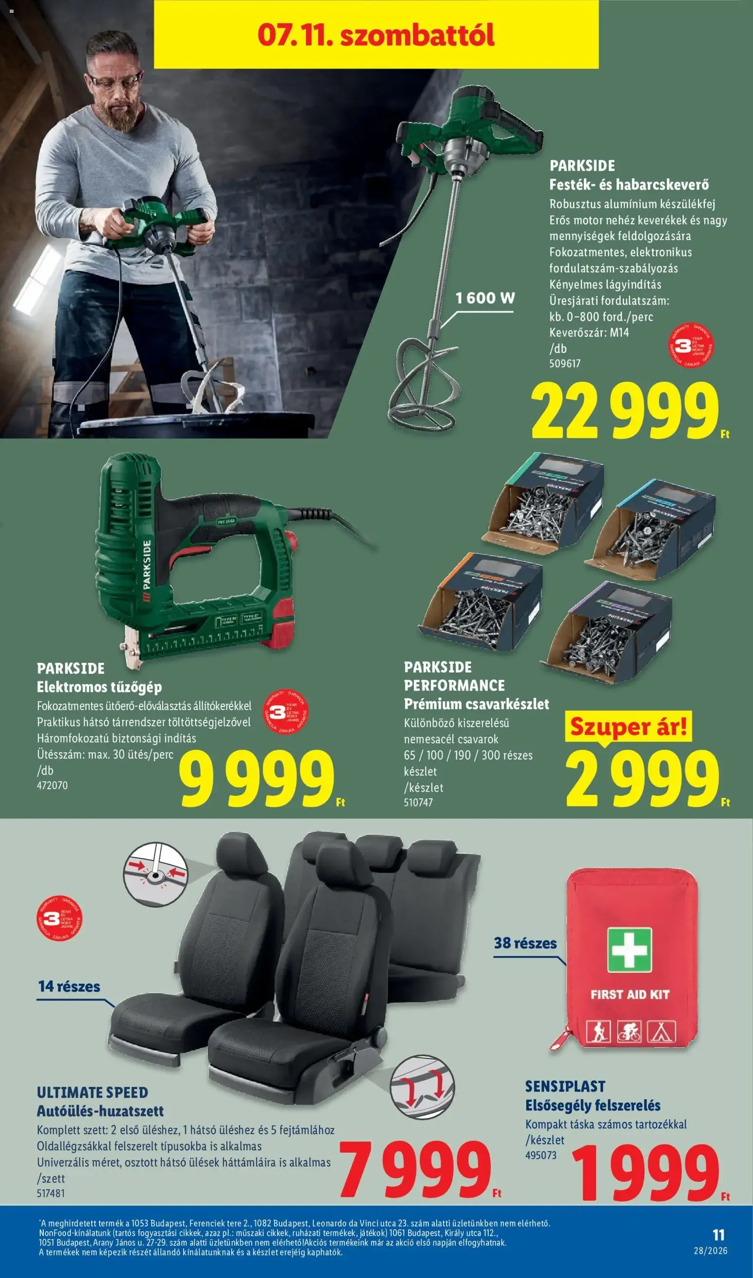 Katalógus Lidl Nonfood kínálatunk - 2026.07.09. -tól/töl > akció, lapozható szórólap 🛍️ július 9.-tól július 15.-ig 2026. - Oldal 11