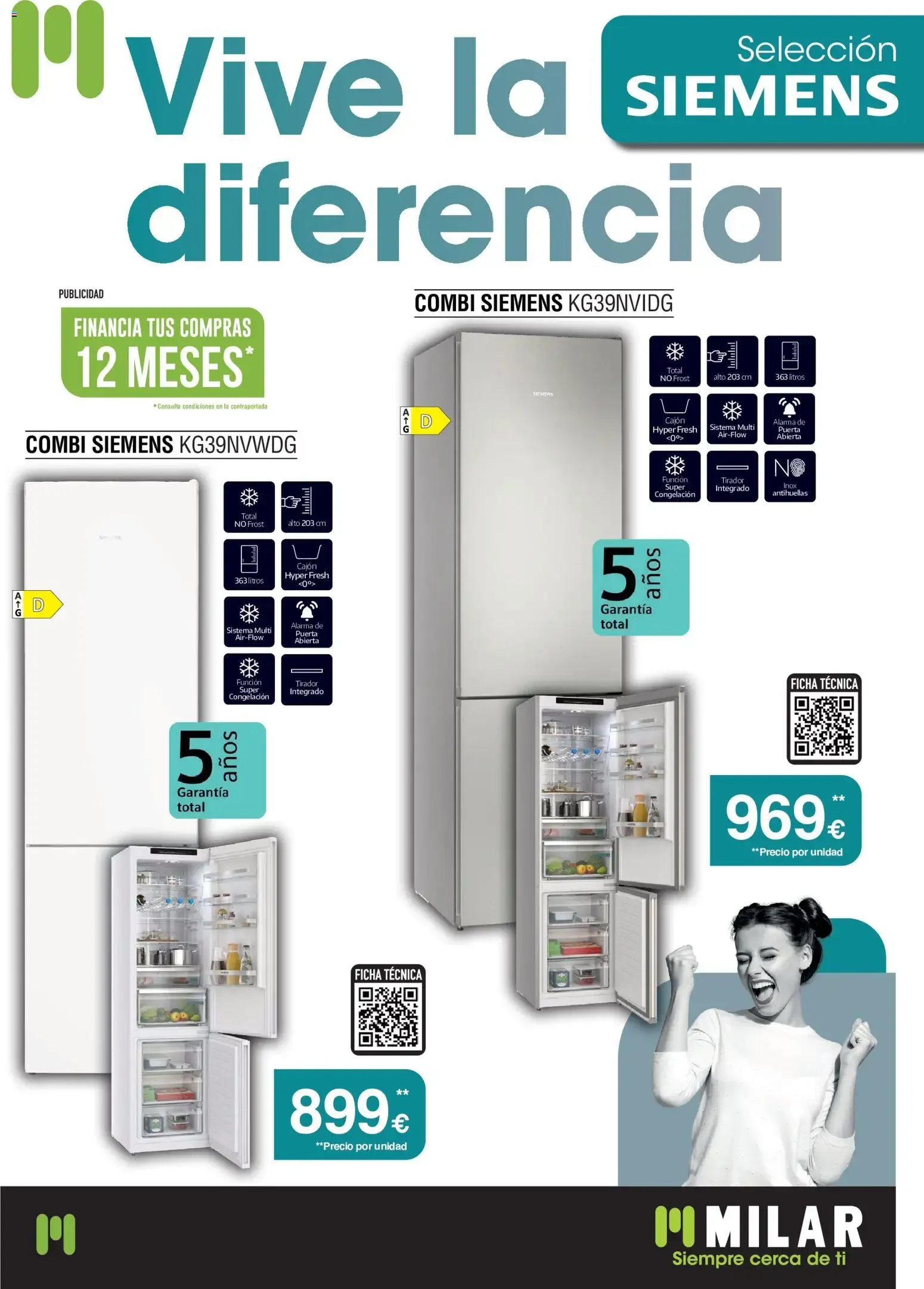 Catálogo de Milar folleto Siemens 01/07/2026 - 31/08/2026 1 de julio al 31 de agosto 2026 - Página 1