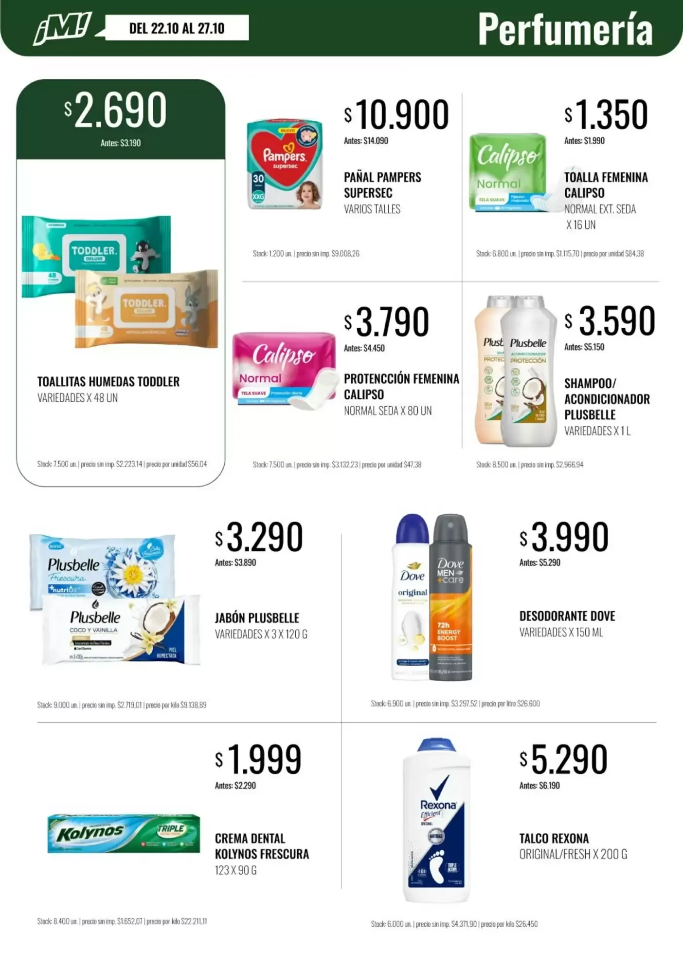 Ofertas de Catálogo de Ofertas Super Mami Dino - Ofertas A Mano 22 de octubre al 27 de octubre 2026 - Página 9 del catálogo