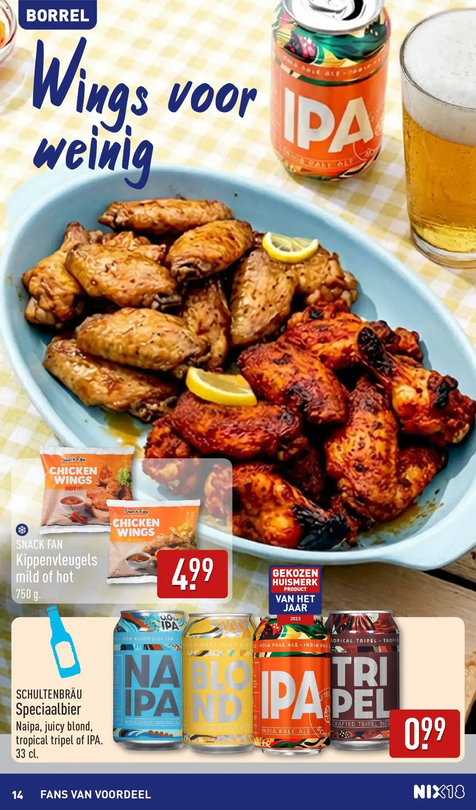 Aldi: Boordevol Zomerse Inspiratie voor de Borrel! van 6 juli tot 12 juli 2026 - Folder pagina 14