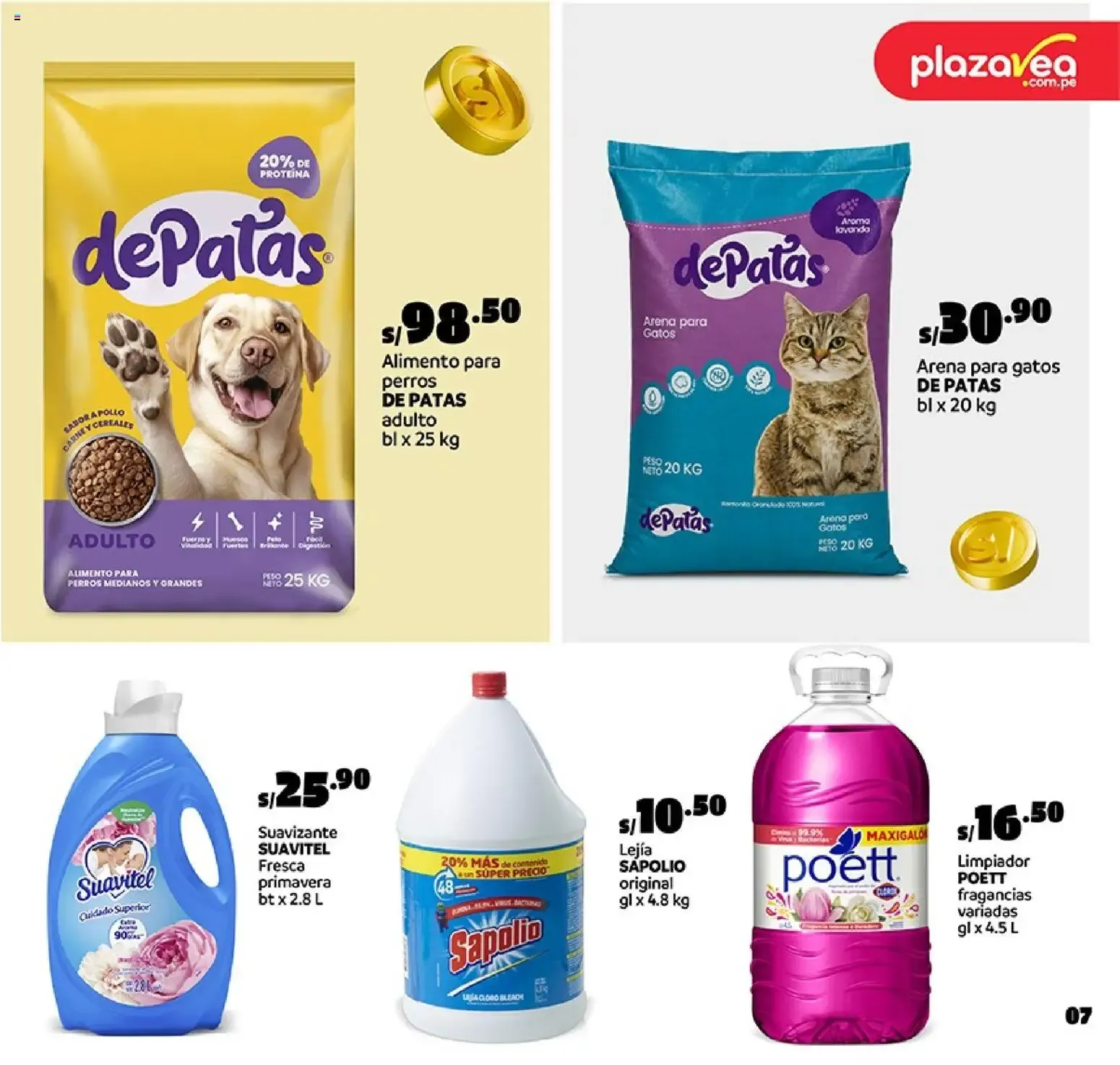 Catalogo de Catálogo Plaza Vea - INSERTO PRODUCTOS GRANDES, PRECIOS PEQUEÑOS online del 17/08/2026 17 de agosto al 31 de agosto 2026 - Pag 7