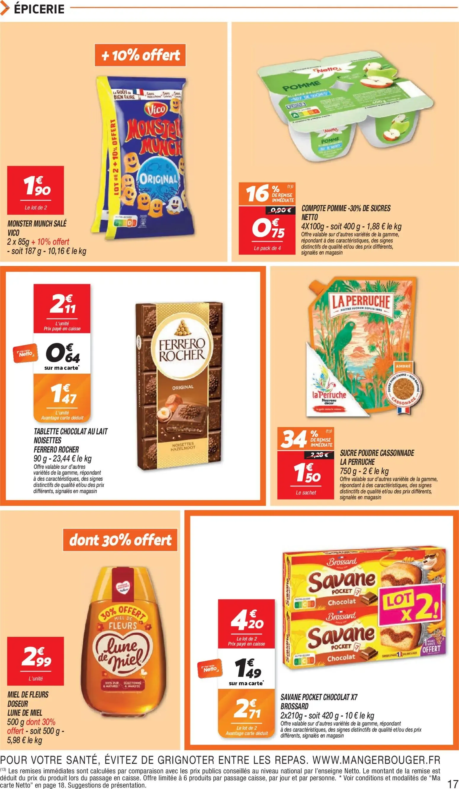 Netto: 100% Reembolso en todas las confiterías Netto du 20 octobre au 26 octobre 2026 - Catalogue page 17