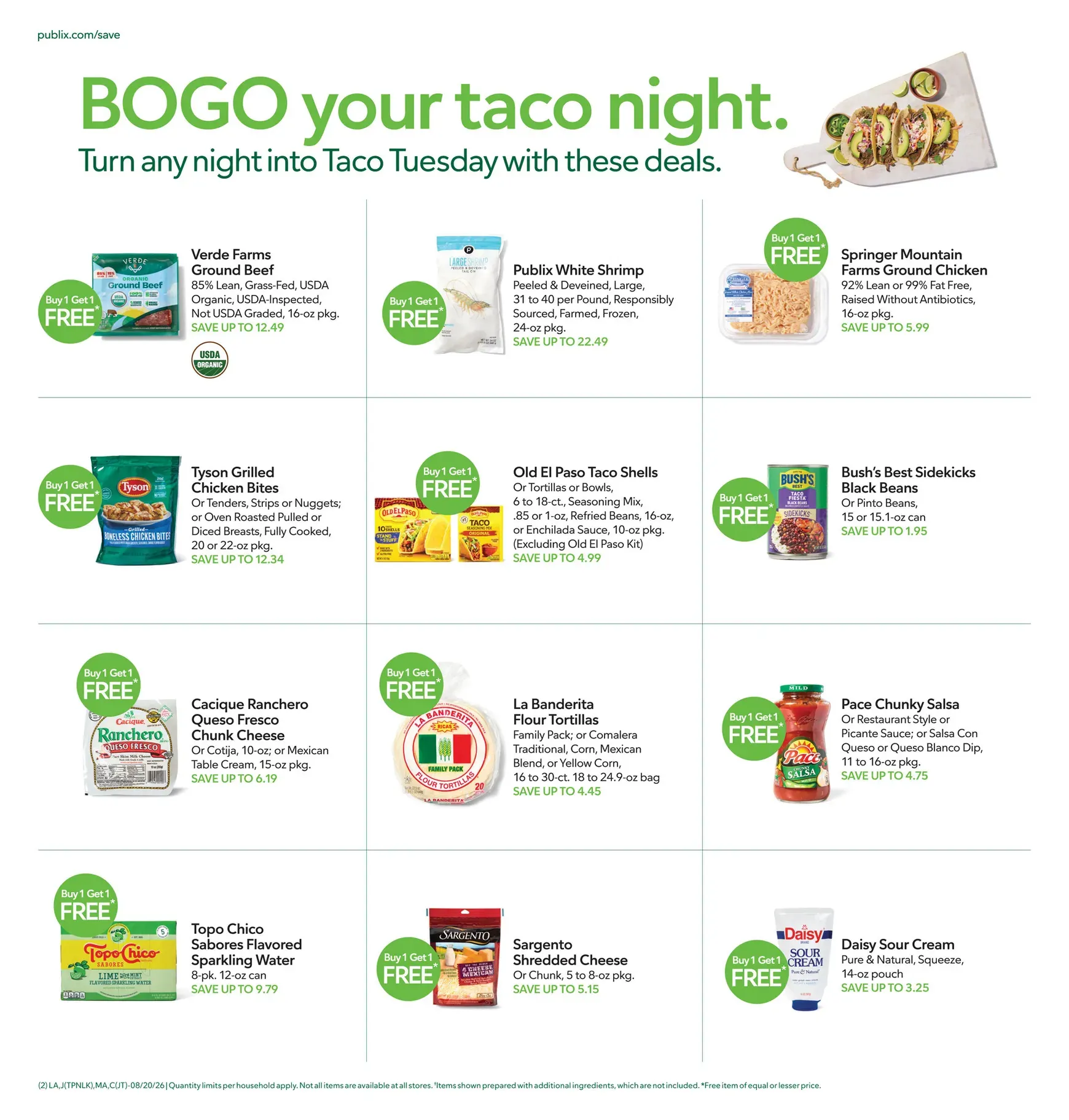 Weekly ad Current Publix leaflet valid from Thursday 08/20/2026 to Wednesday 08/26/2026 from August 20 to August 26 2026 - Page 2